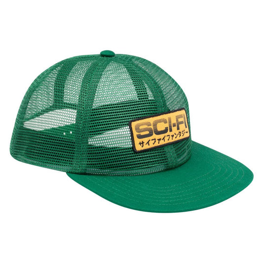 Sci-Fi Fantasy 'Mesh' 6 Panel Cap (Green)