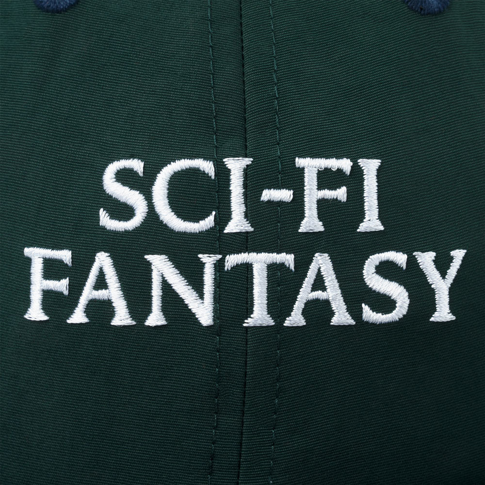 Sci-Fi Fantasy 'Nylon Logo' 6 Panel Cap (Green)