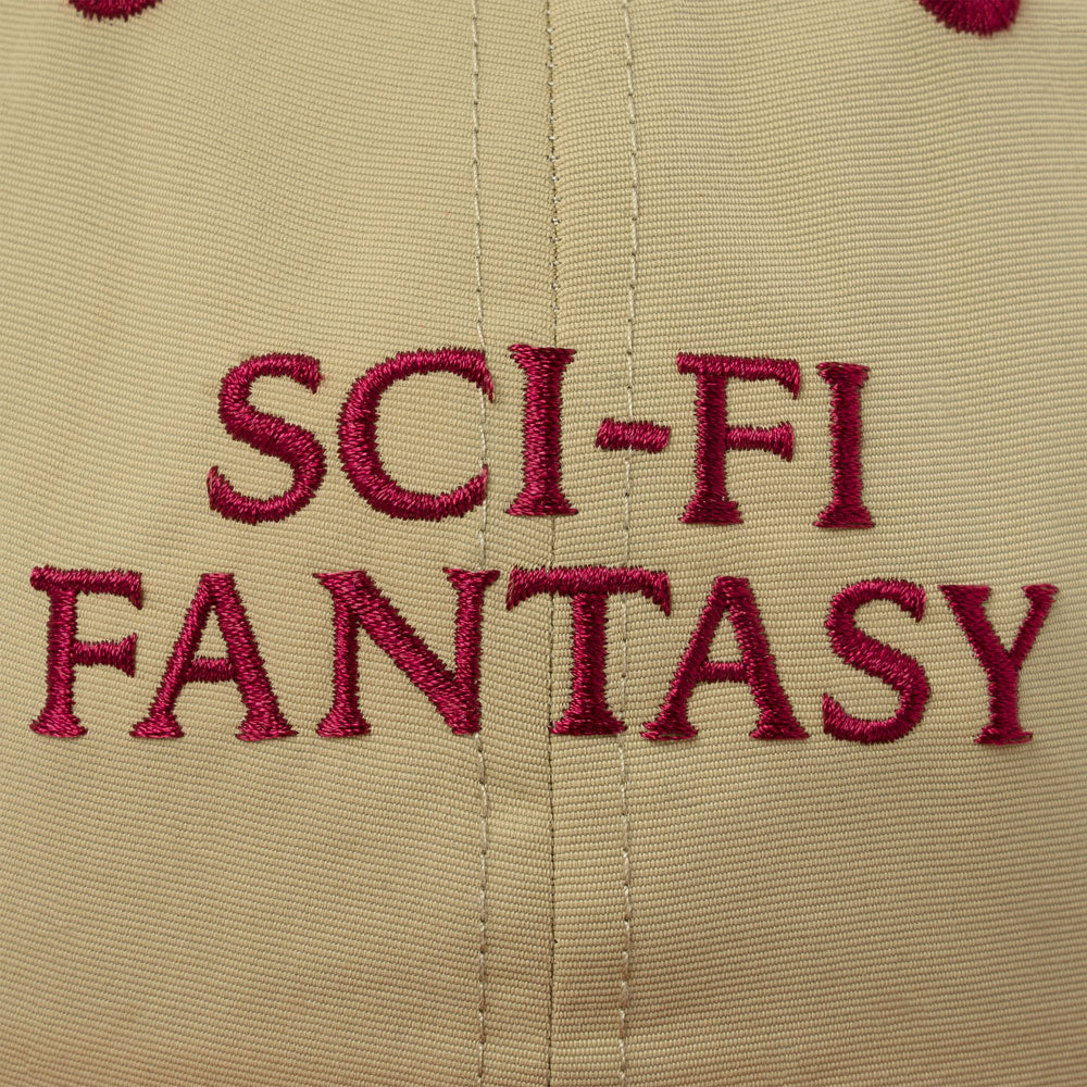 Sci-Fi Fantasy 'Nylon Logo' 6 Panel Cap (Natural)
