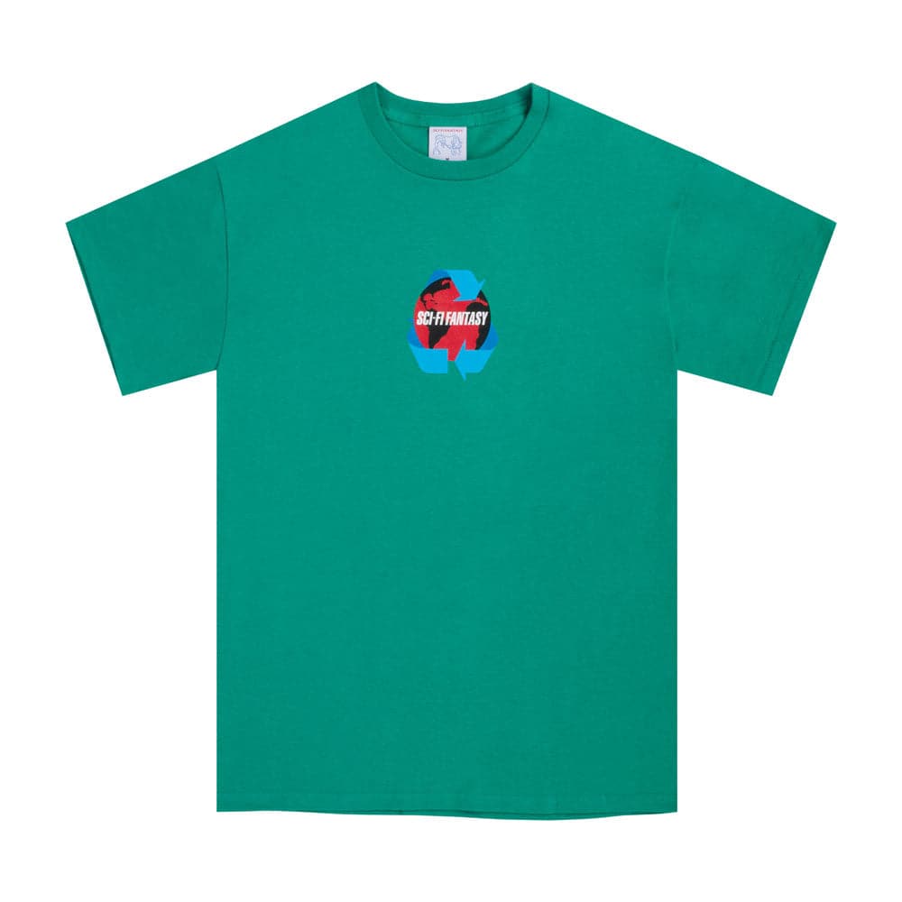 Sci-Fi Fantasy 'Recycle' T-Shirt (Kelly Green)