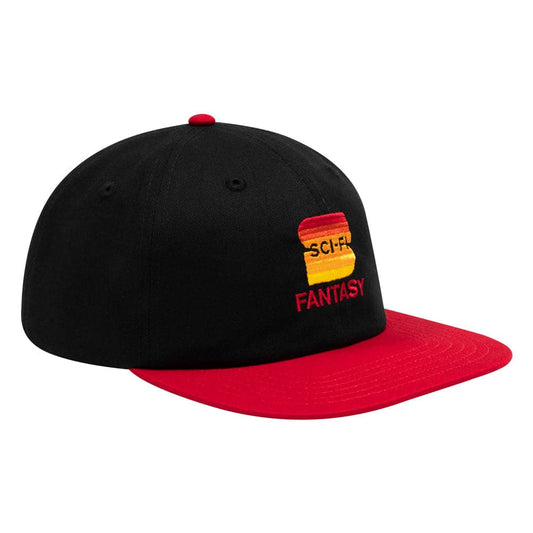 Sci-Fi Fantasy 'S' 6 Panel Cap (Black / Red)