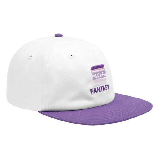 Sci-Fi Fantasy 'S' 6 Panel Cap (White / Purple)