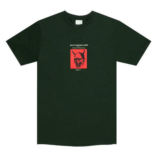 Sci-Fi Fantasy 'Tamagawa U' T-Shirt (Green)
