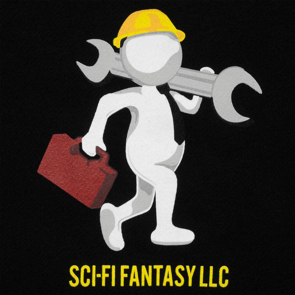 Sci-Fi Fantasy 'Tech Support' Hood (Black)