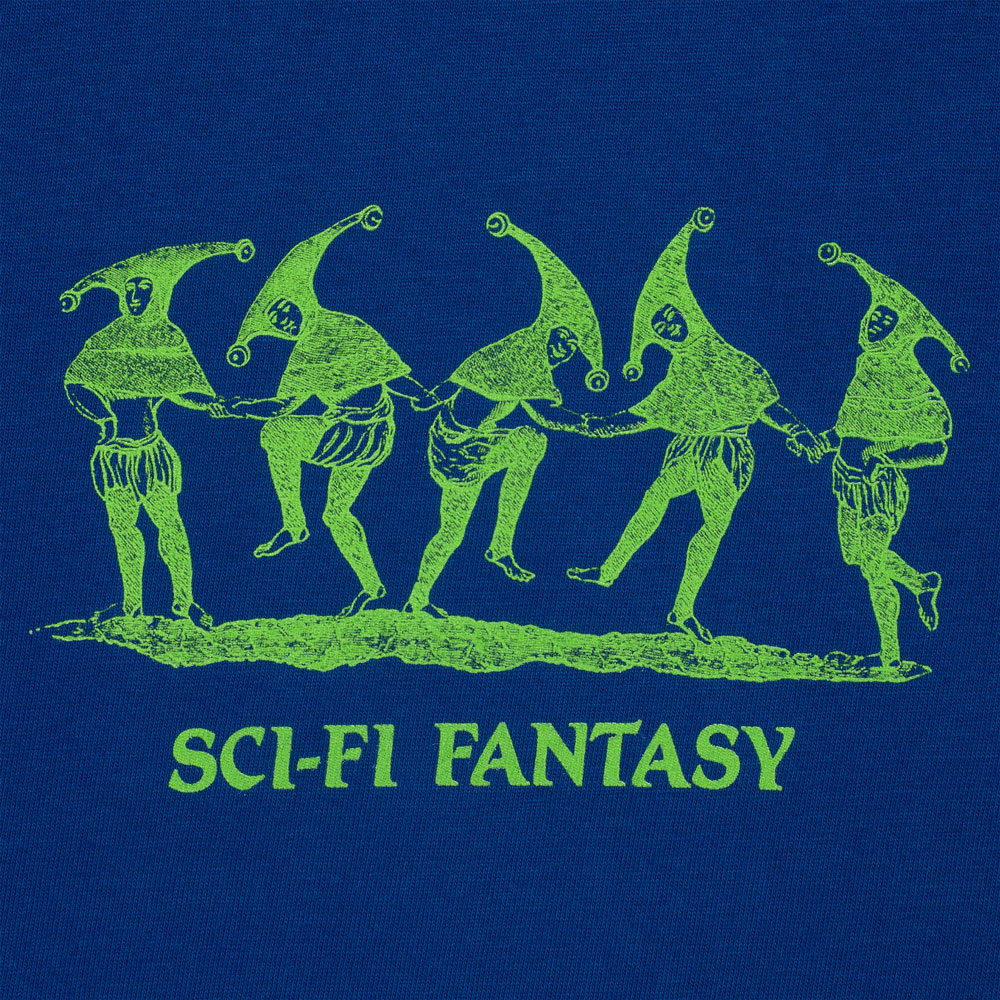 Sci-Fi Fantasy 'Jester's Privilege' T-Shirt (Royal)
