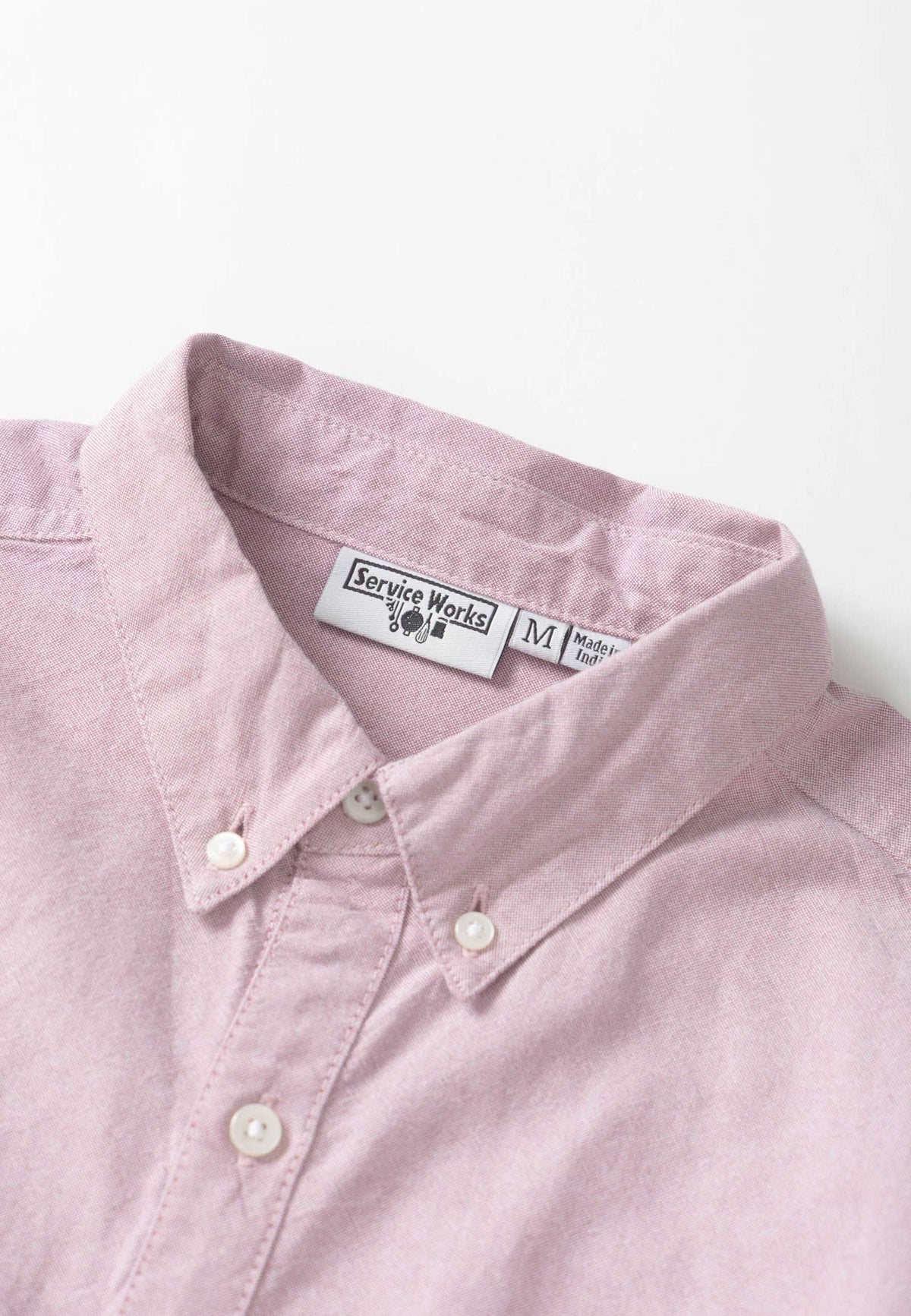 Service Works 'Artichoke' Oxford Shirt (Red)