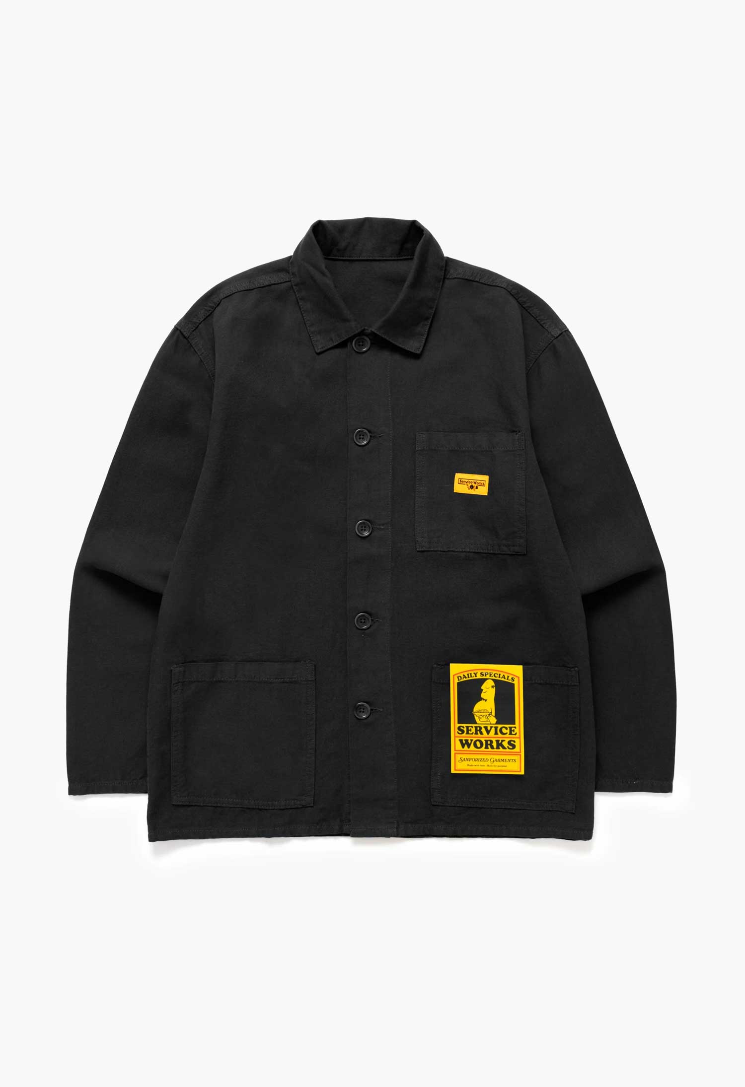 Service Works 'Classic' Chore Shirt (Black)
