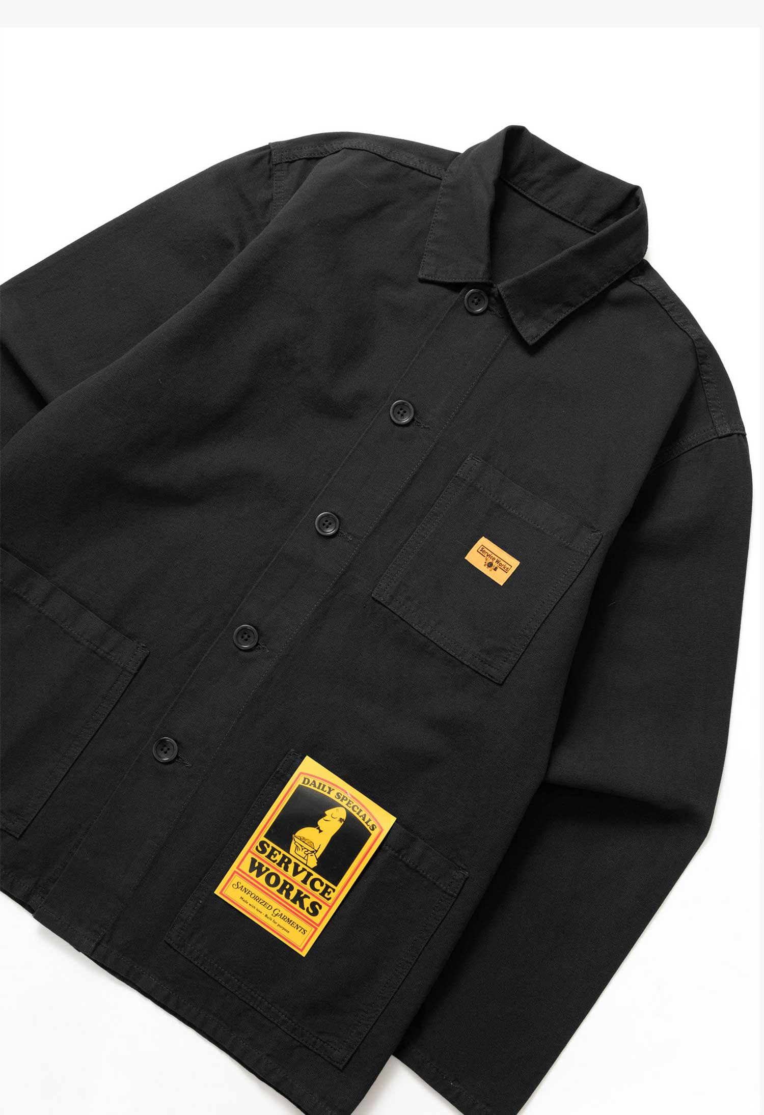 Service Works 'Classic' Chore Shirt (Black)