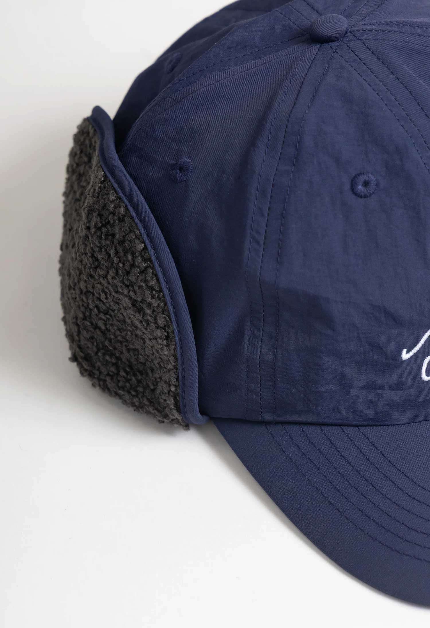 Service Works 'Script' Trapper Cap (Navy)