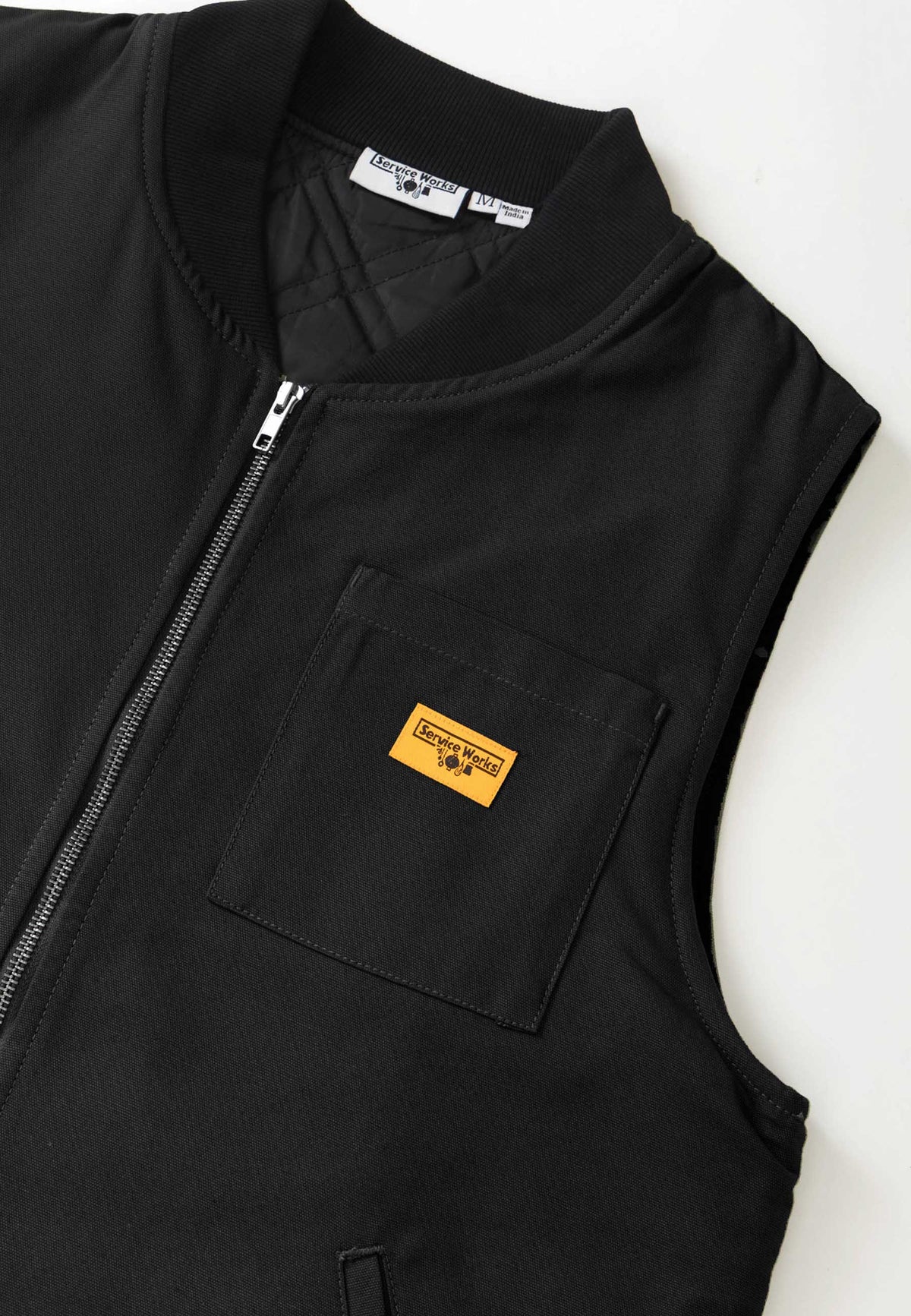 Service Works Canvas Work Vest (Black)