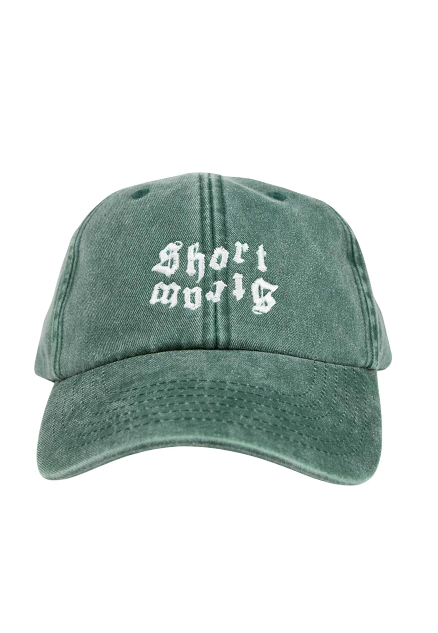Short Straw 'Bat' 6 Panel Cap (Green)