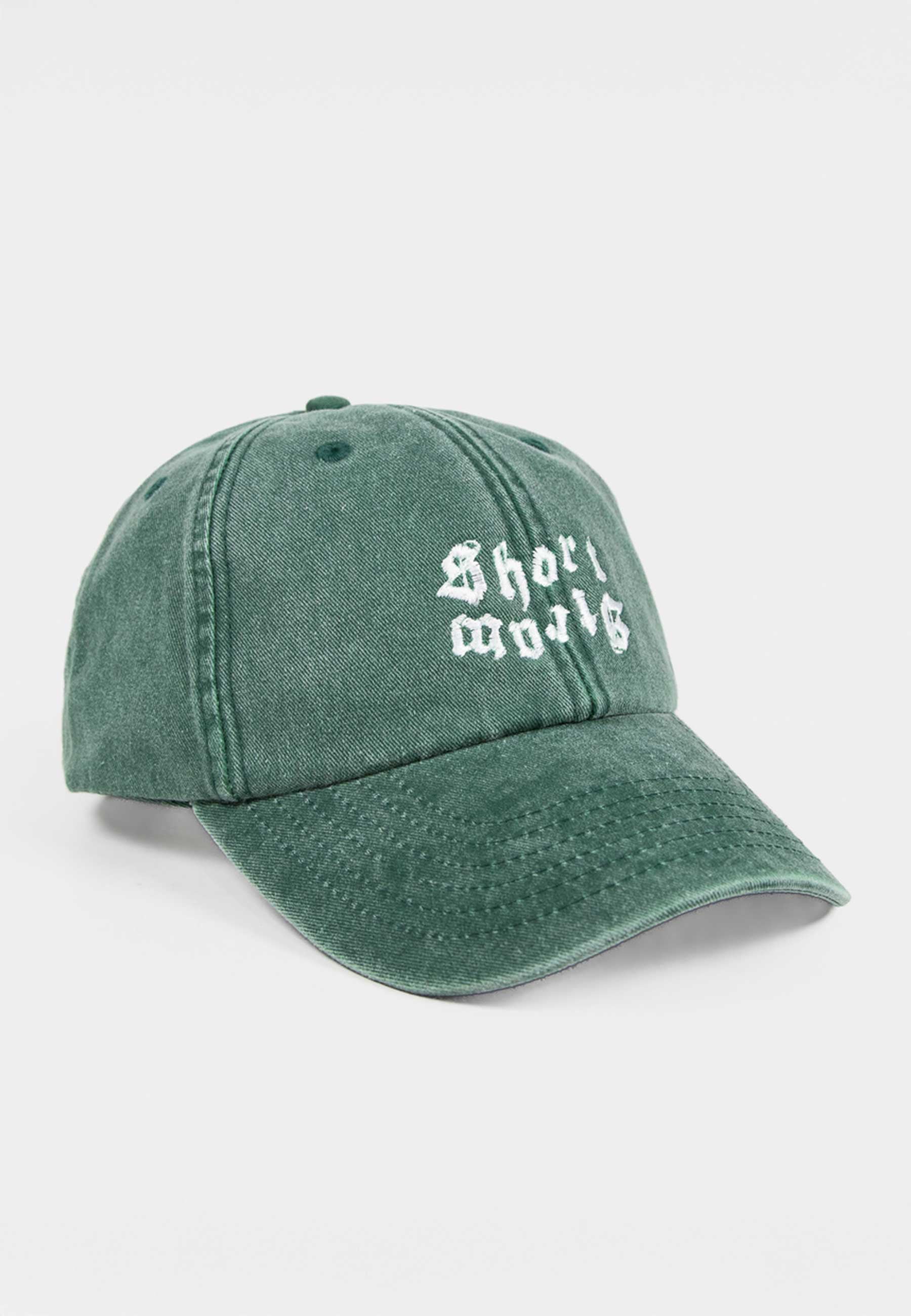 Short Straw 'Bat' 6 Panel Cap (Green)