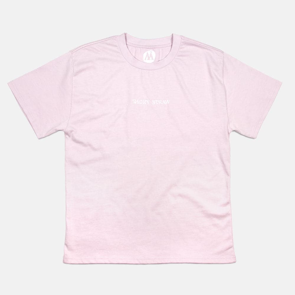 Short Straw 'Logo EMB' T-Shirt (Orchid)