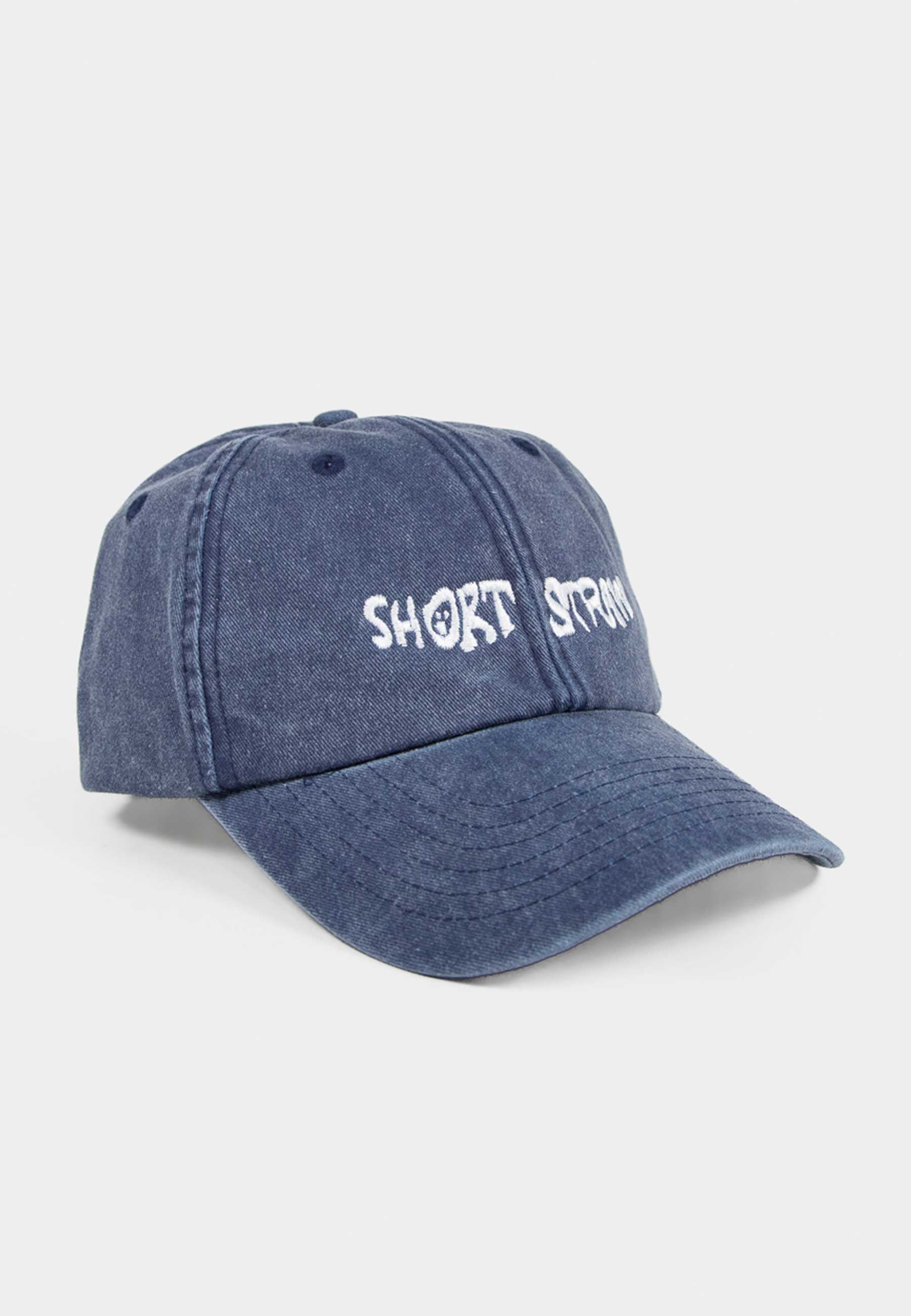 Short Straw 'Warped' 6 Panel Cap (Denim)