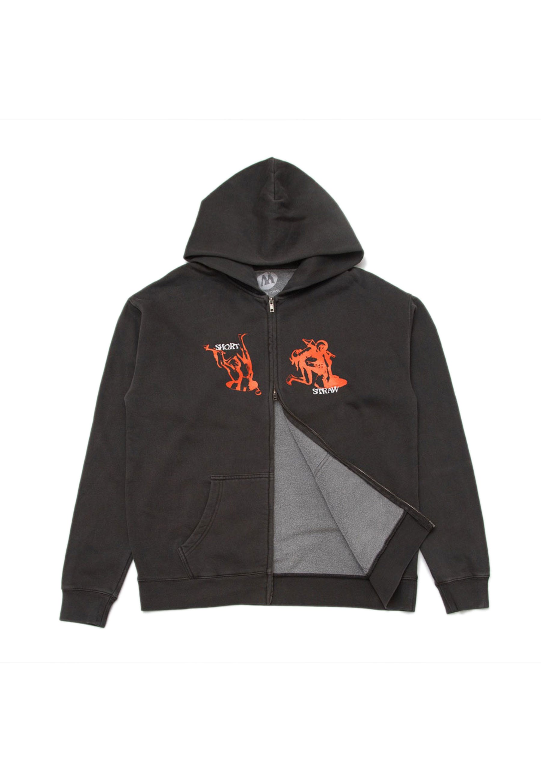 Short Straw 'Divorce' Zip Hood (Black)