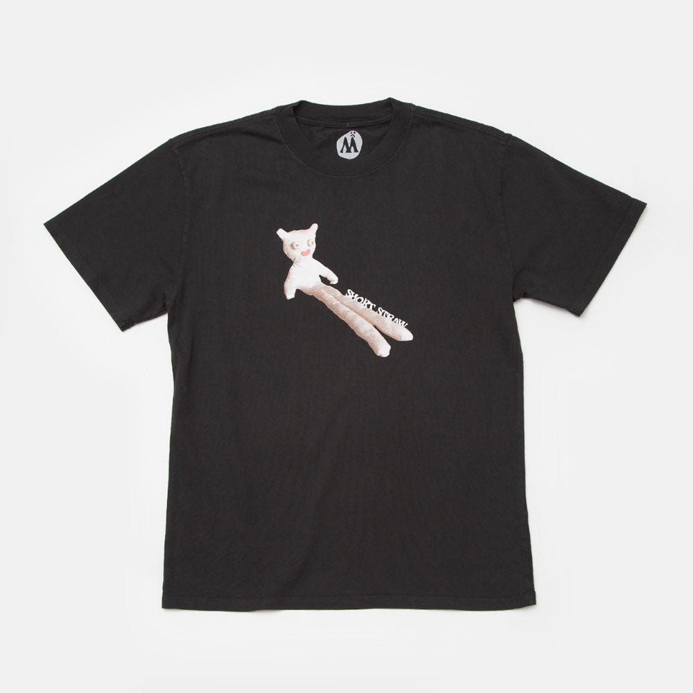 Short Straw 'Legsley' T-Shirt (Faded Black)