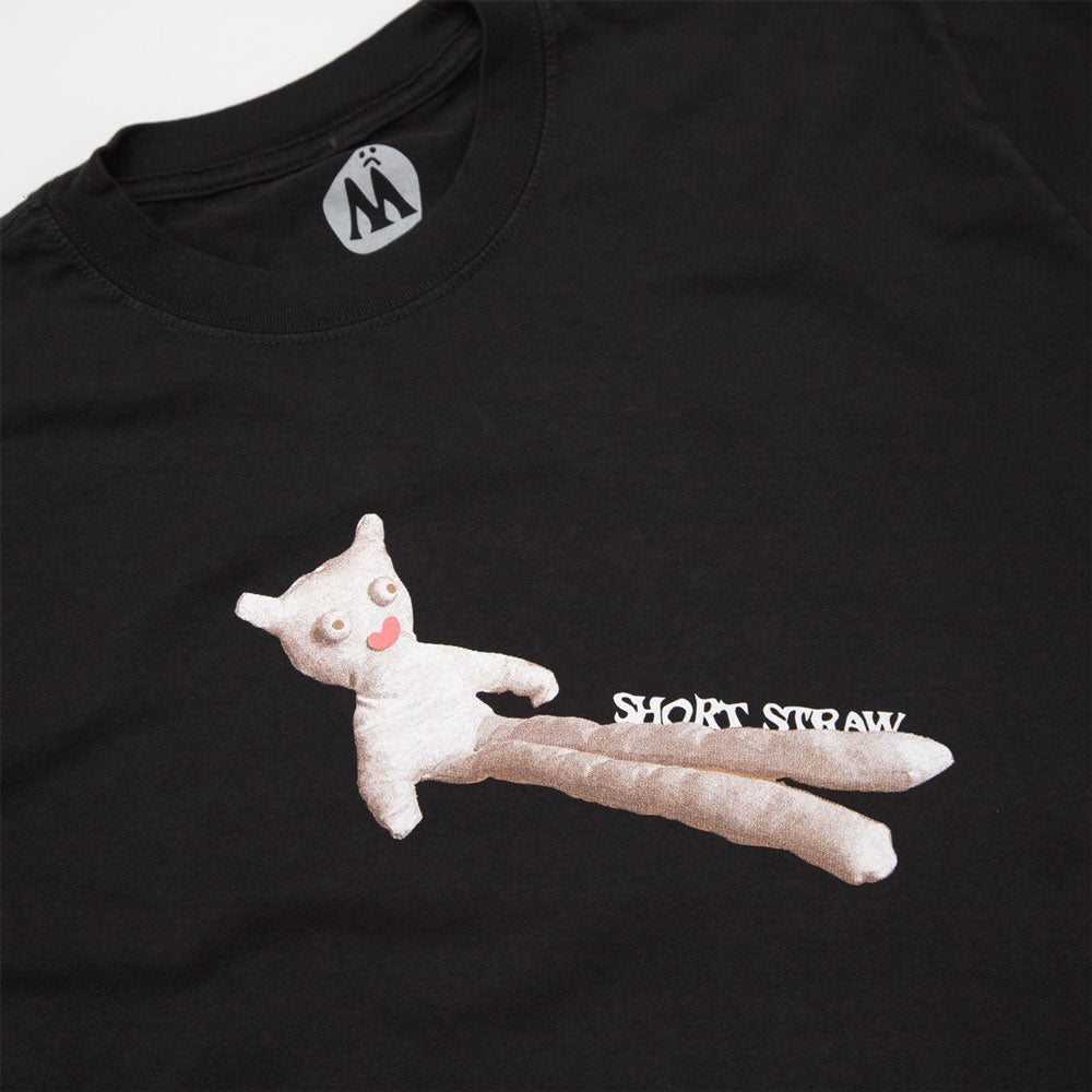 Short Straw 'Legsley' T-Shirt (Faded Black)