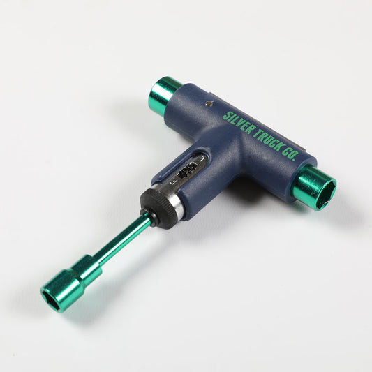 Silver 'Premium Ratchet' Tool (Blue / Green)