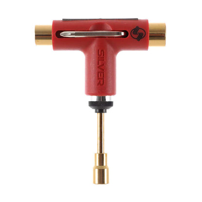 Silver 'Premium Ratchet' Tool (Red / Gold)