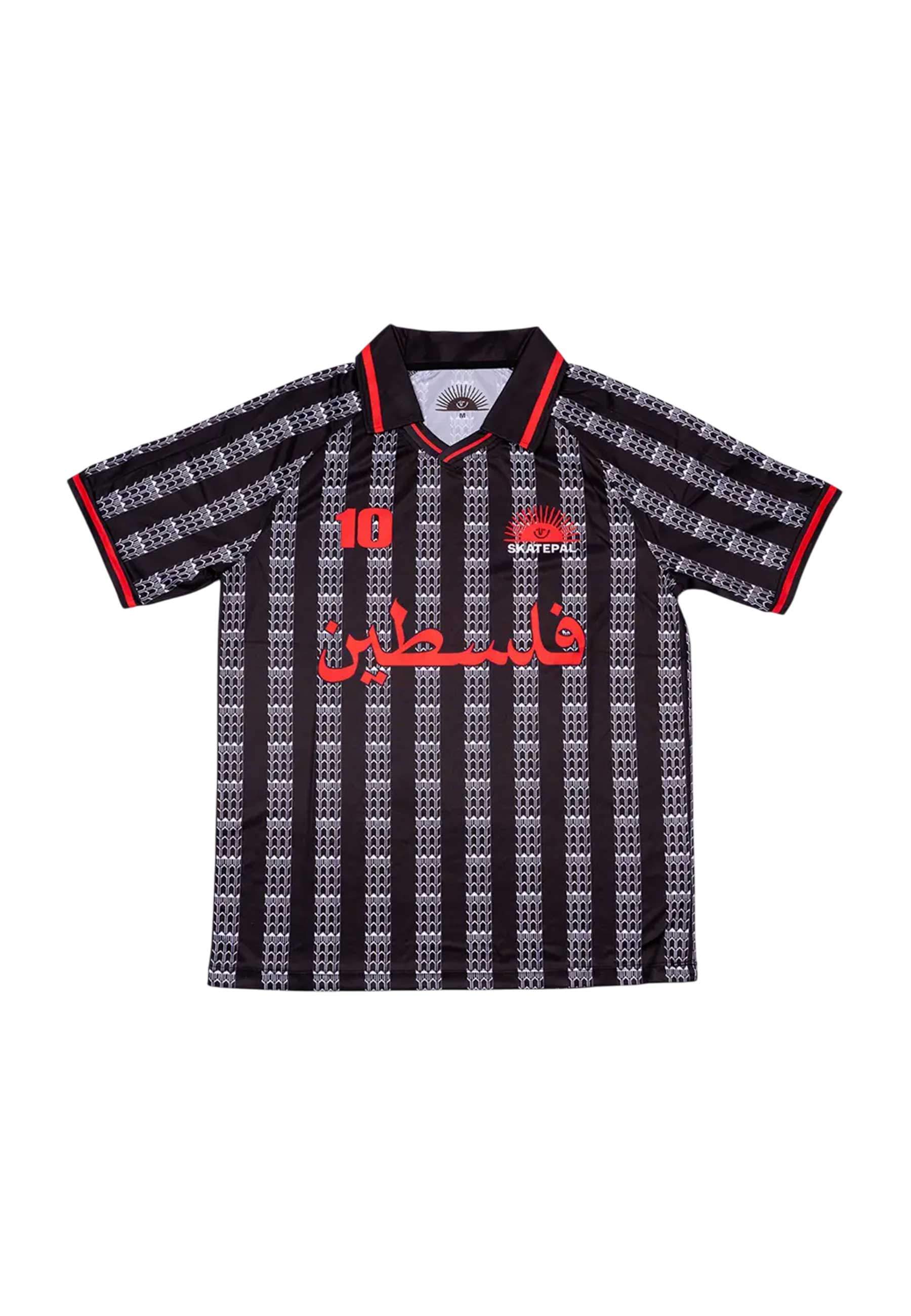 SkatePal '10 Year Anniversary' Football Shirt (Black)