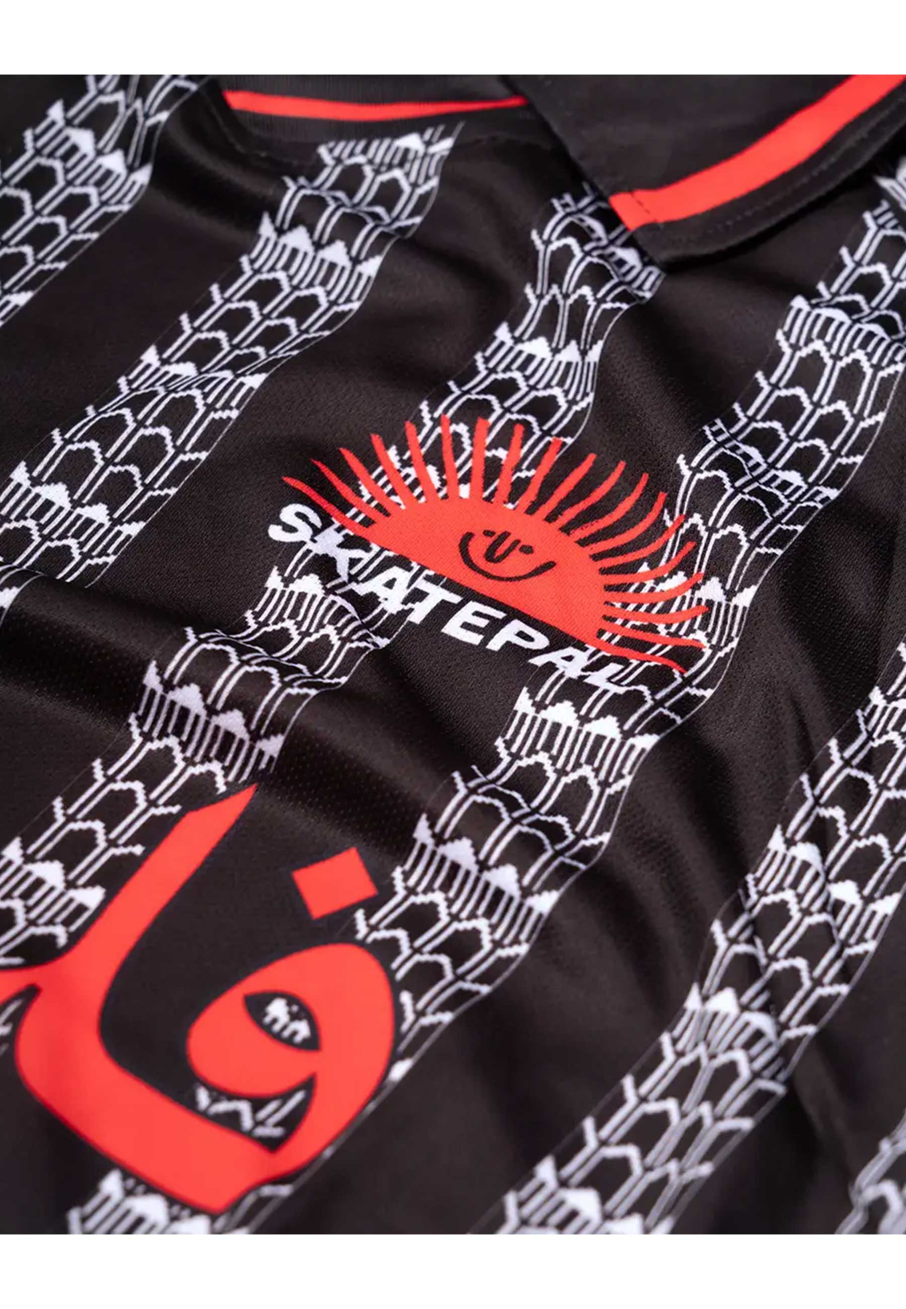 SkatePal '10 Year Anniversary' Football Shirt (Black)