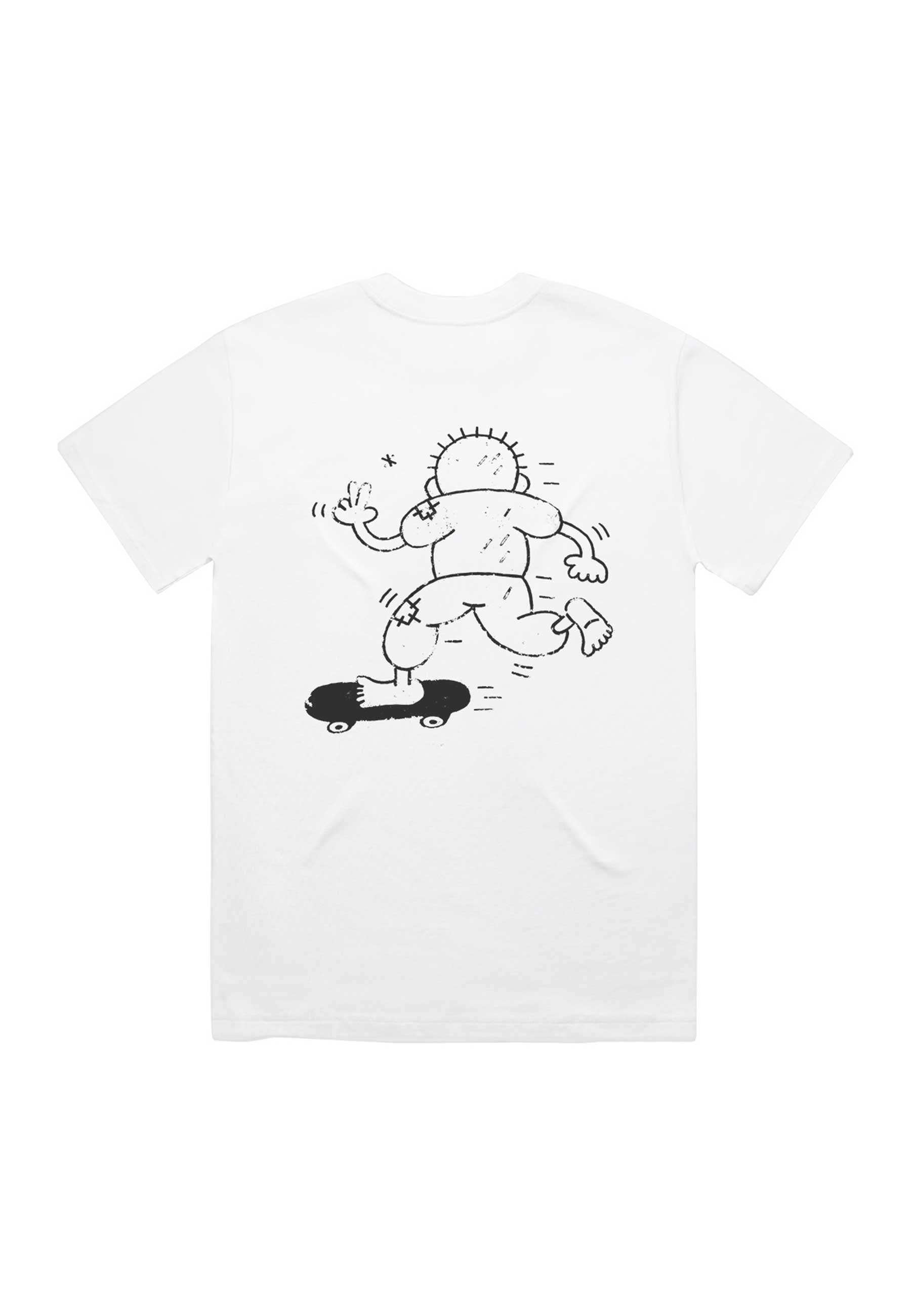 SkatePal 'Handala' T-Shirt (White)