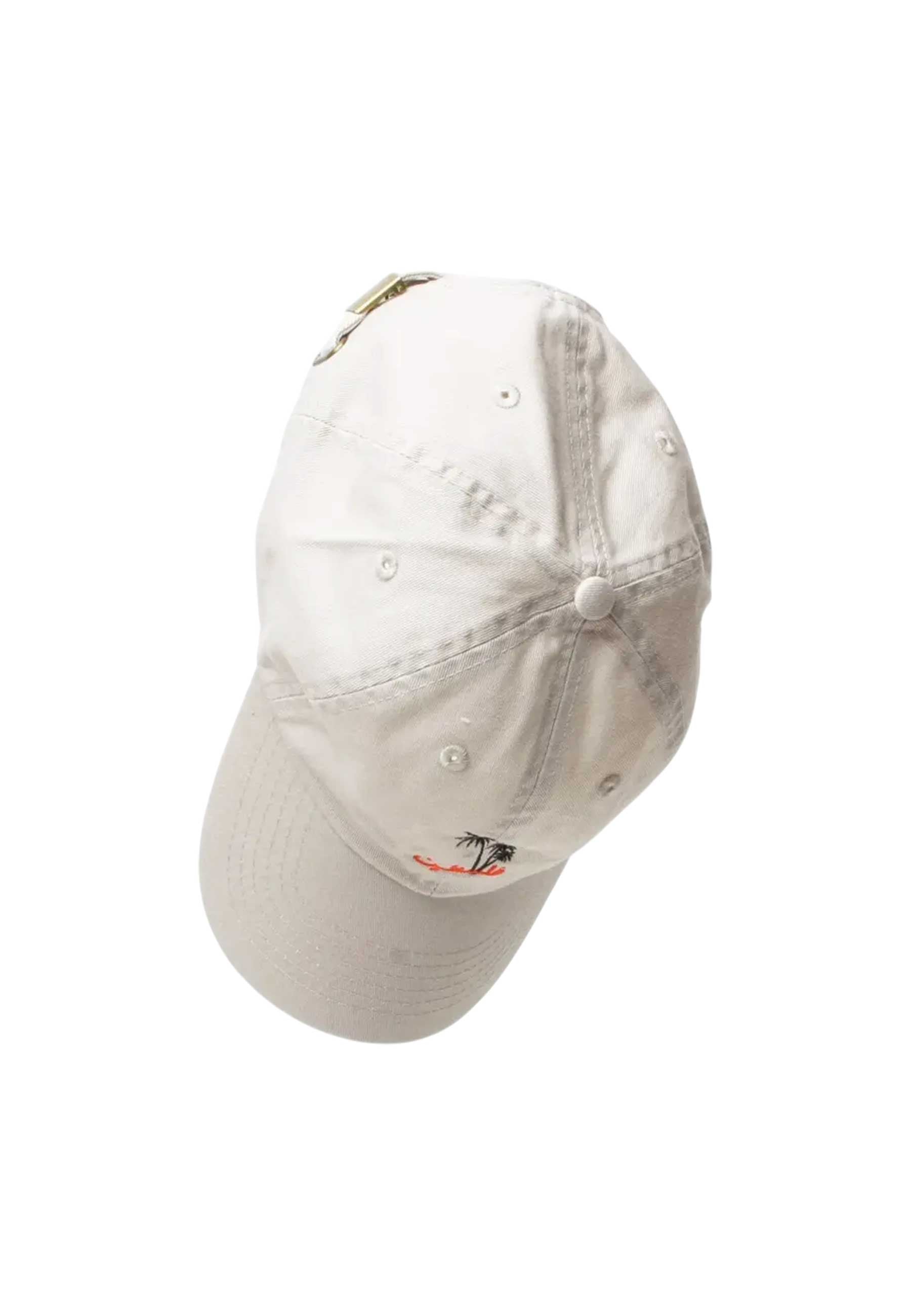 SkatePal 'Palms' 6 Panel Cap (Off White)
