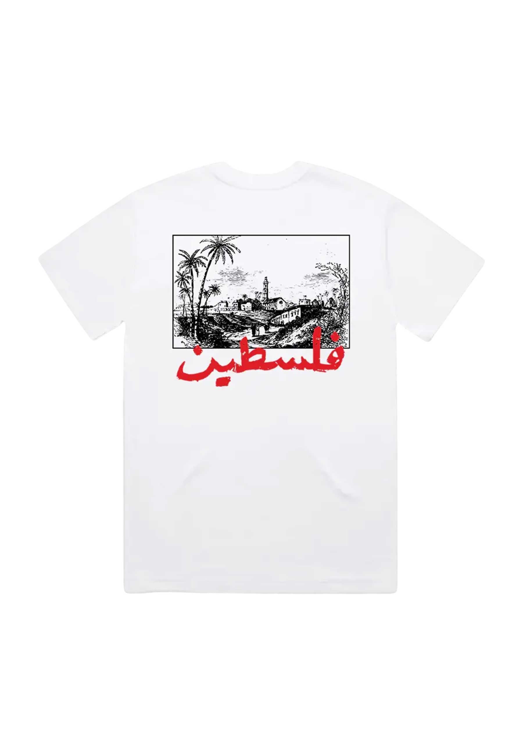 SkatePal 'Palms' T-Shirt (White)