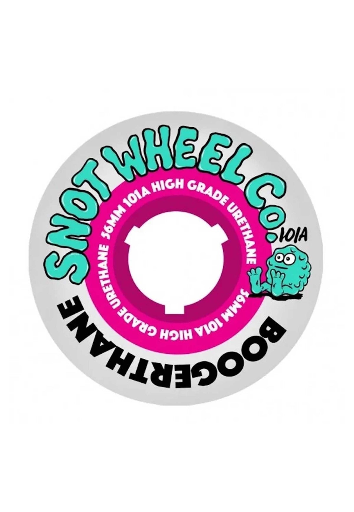 Snot 'Boogerthane' 56mm 101A Wheels (White / Pink)