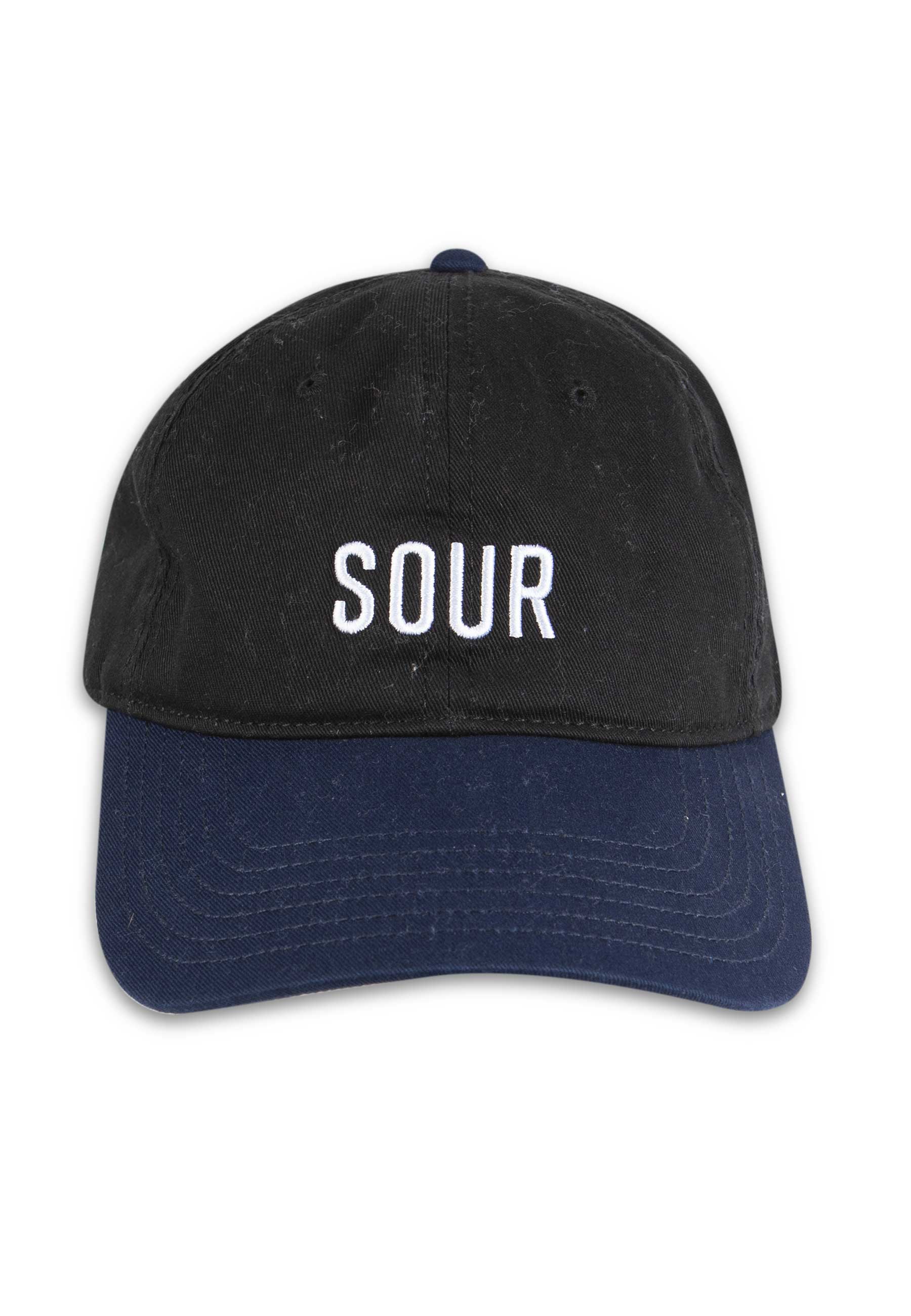 Sour Solution 'Army' 6 Panel Cap (Black / Navy) | Cardiff