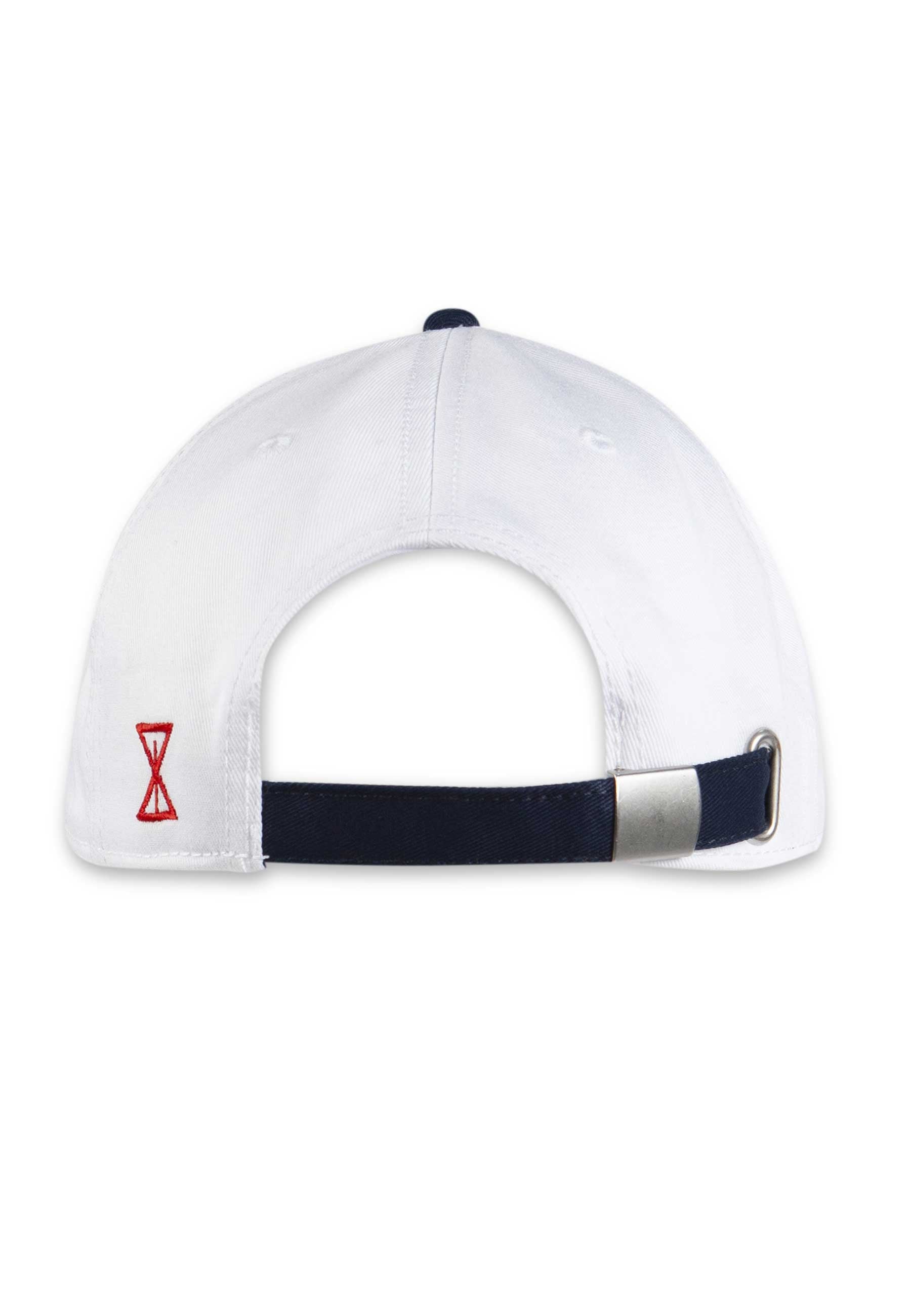 Sour Solution 'Army' 6 Panel Cap (White / Navy)