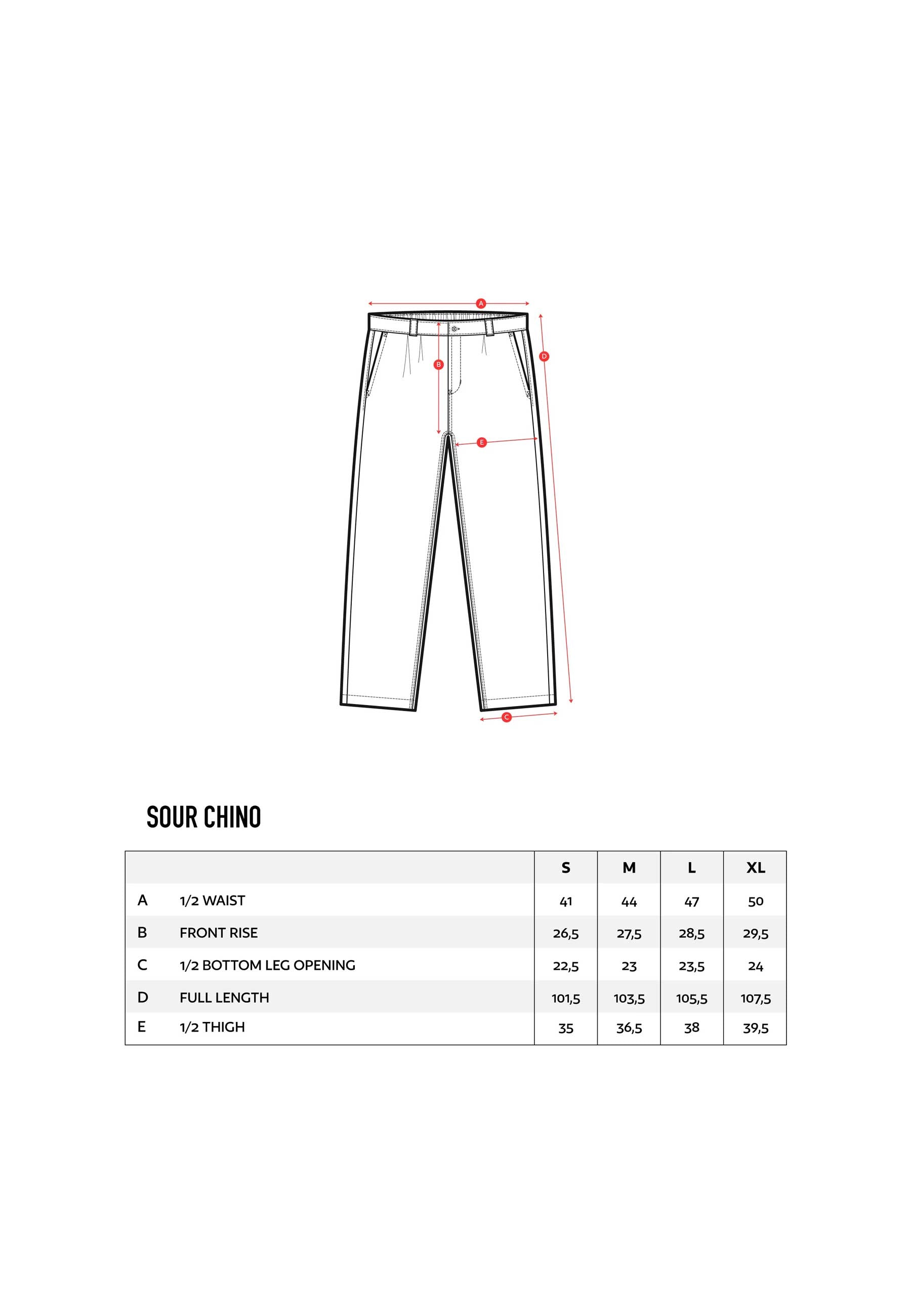 Sour Solution Baggy Chinos (Olive)