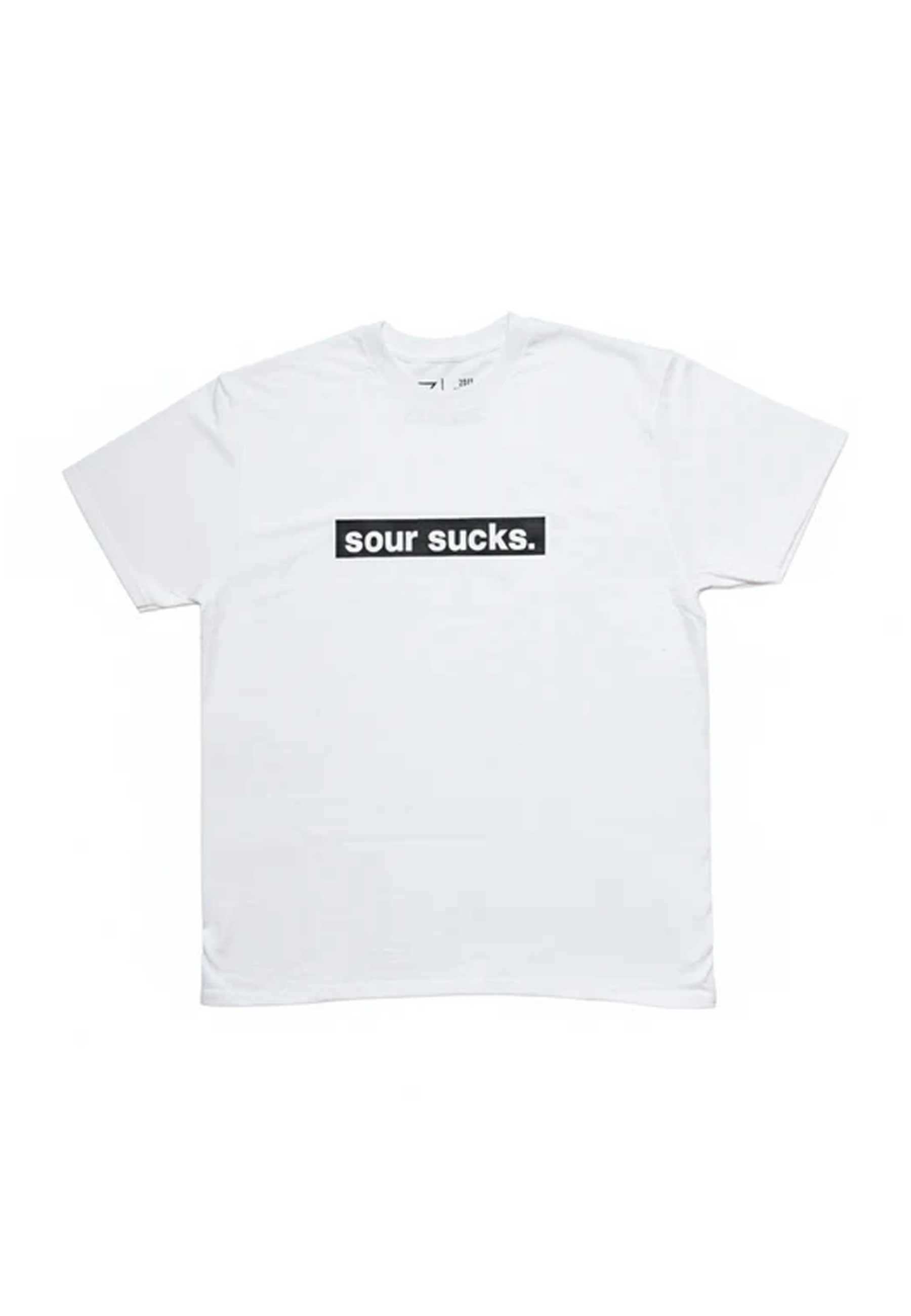 Sour Solution X Skate Muzik 'Sucks' T-Shirt (White)