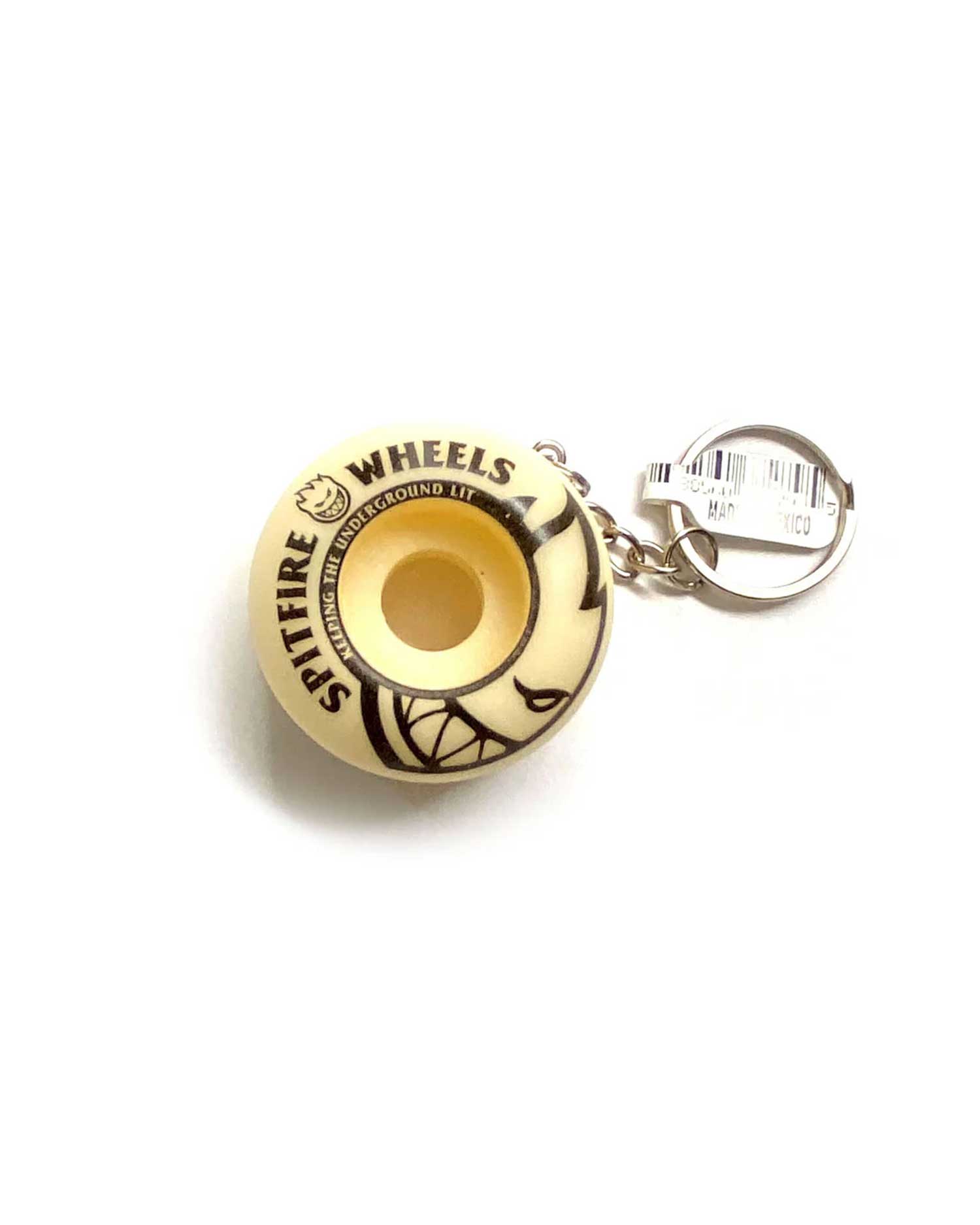 Spitfire 'SF Wheels' Key Chain (Natural)