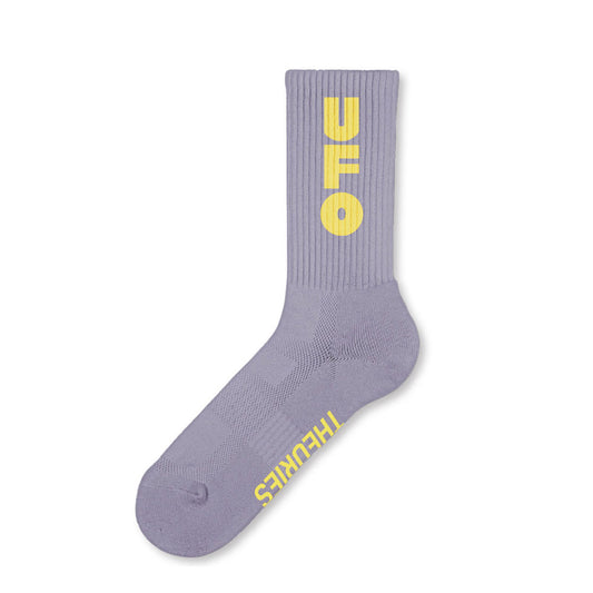 Theories 'UFO' Socks (Lavender / Yellow)