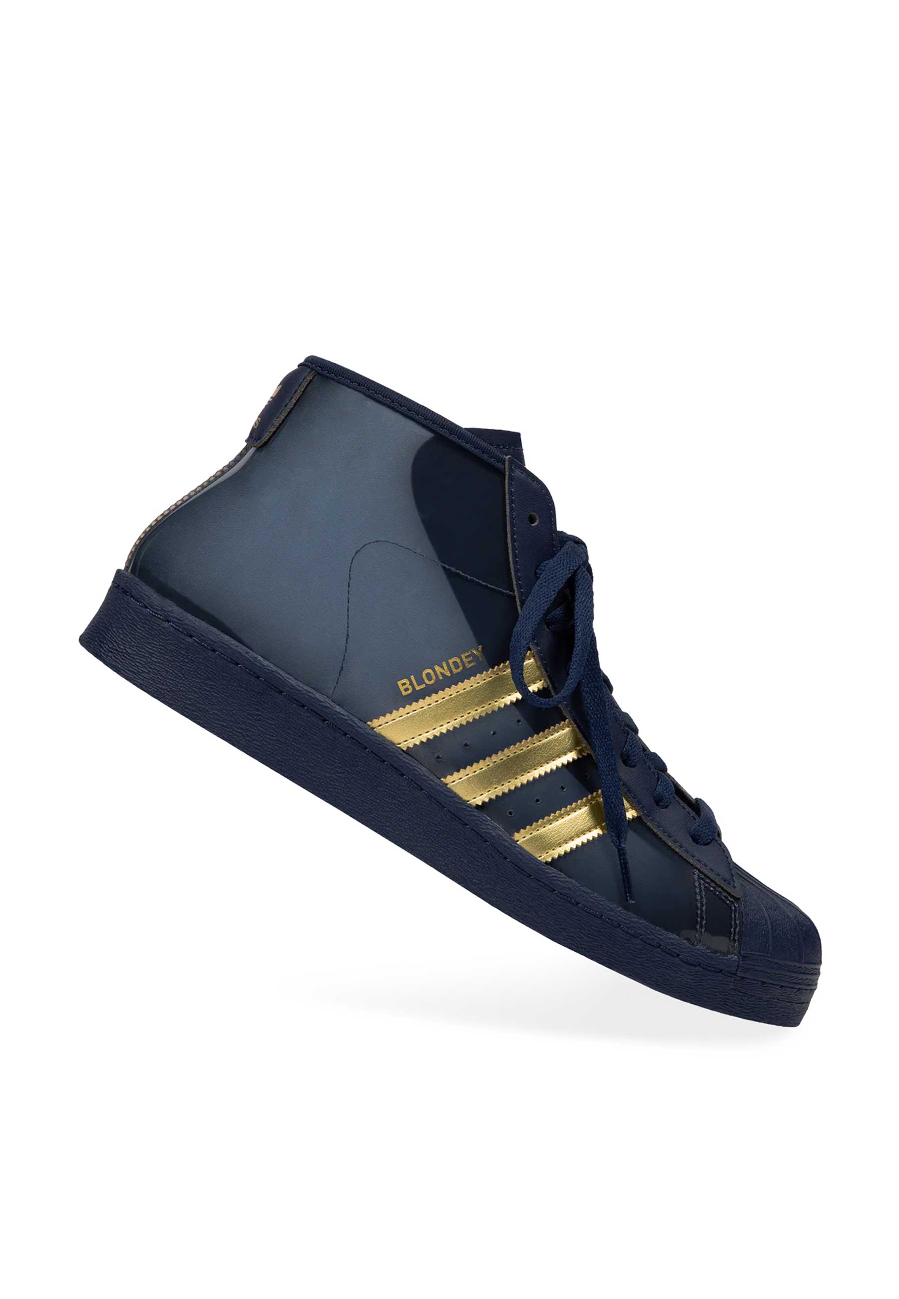 Thames MMXX X adidas 'Blondey Pro' Skate Shoes (Indigo / Aurum)