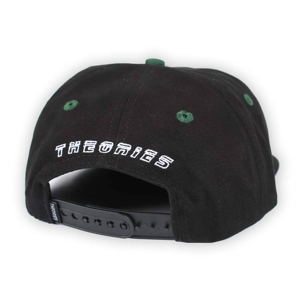 Theories 'Crosshairs' Snapback Cap (Black / Green)