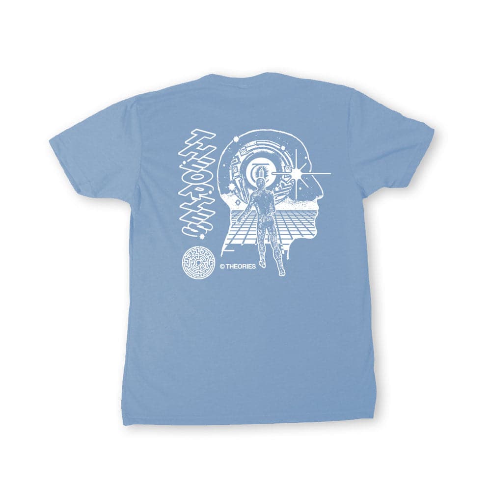 Theories 'Gridwalker' T-Shirt (Sky Blue)