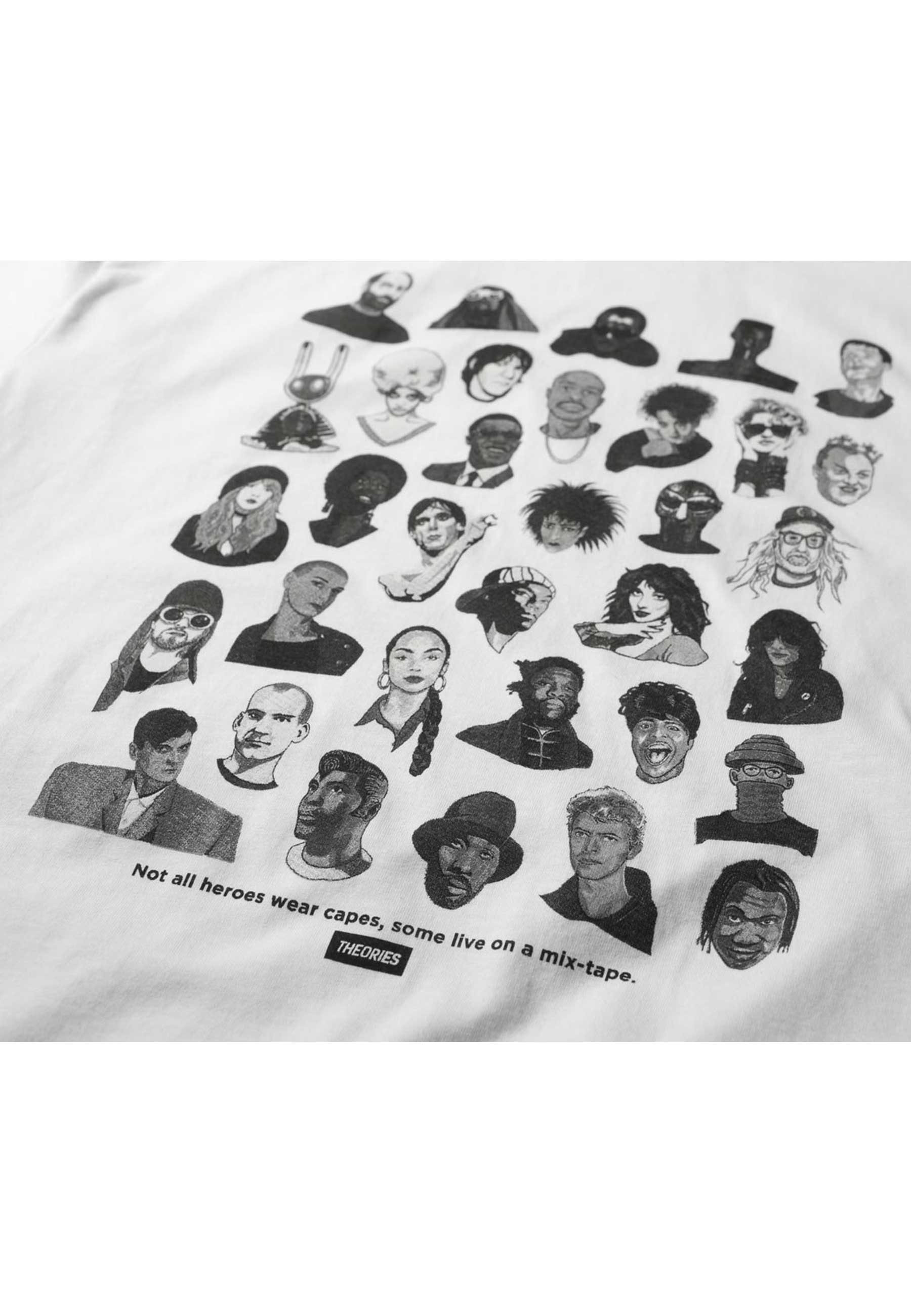 Theories 'Mixtape' T-Shirt (White)