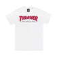Thrasher 'Outlined' T-Shirt (White / Red)