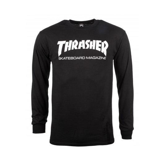 Thrasher 'Skate Mag Logo' Long Sleeve T-Shirt (Black)