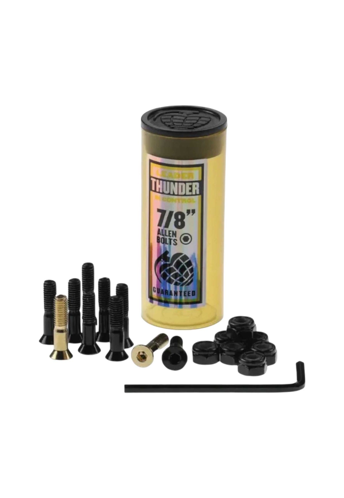 Thunder 7/8" Allen Key Bolts (Black / Gold)