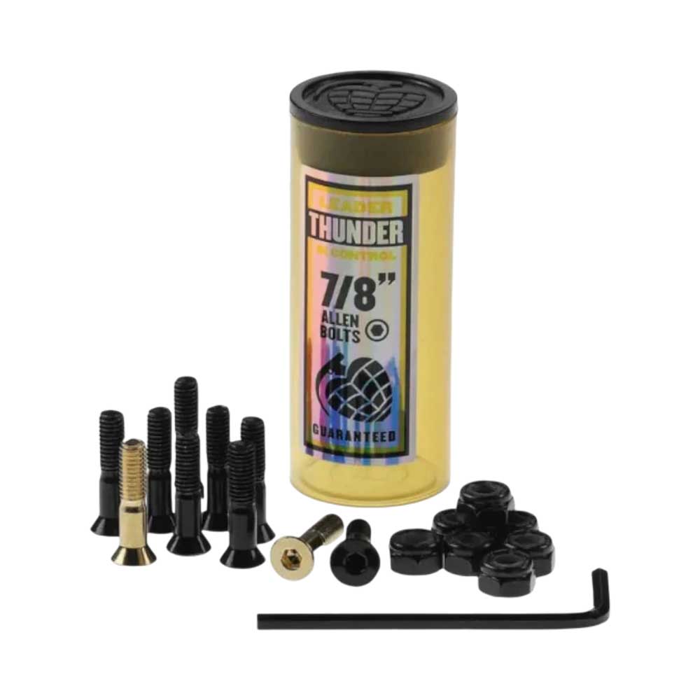 Thunder 7/8" Allen Key Bolts (Black / Gold)