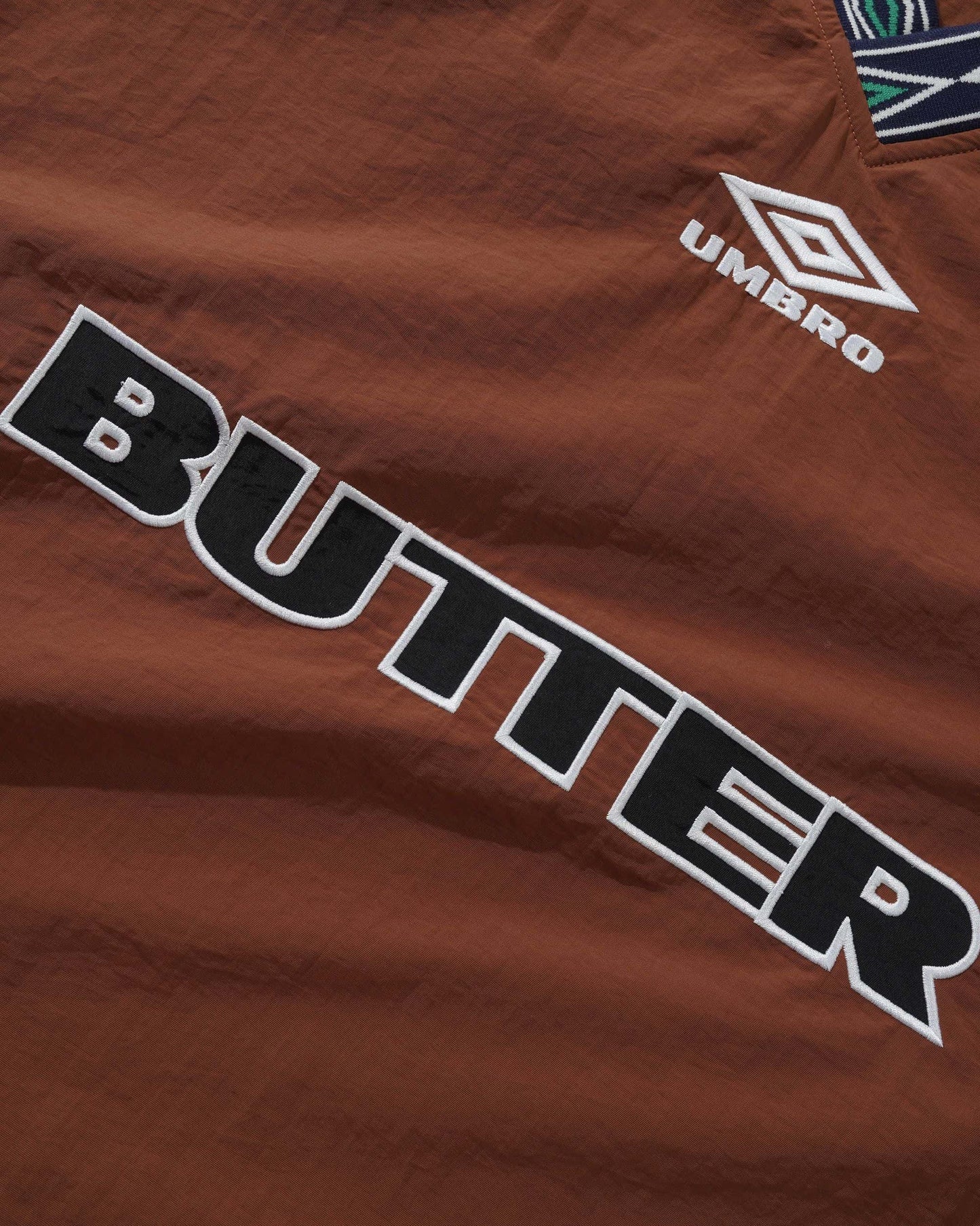 Butter Goods X Umbro 'Training' Pullover Crew (Chocolate / Tan)