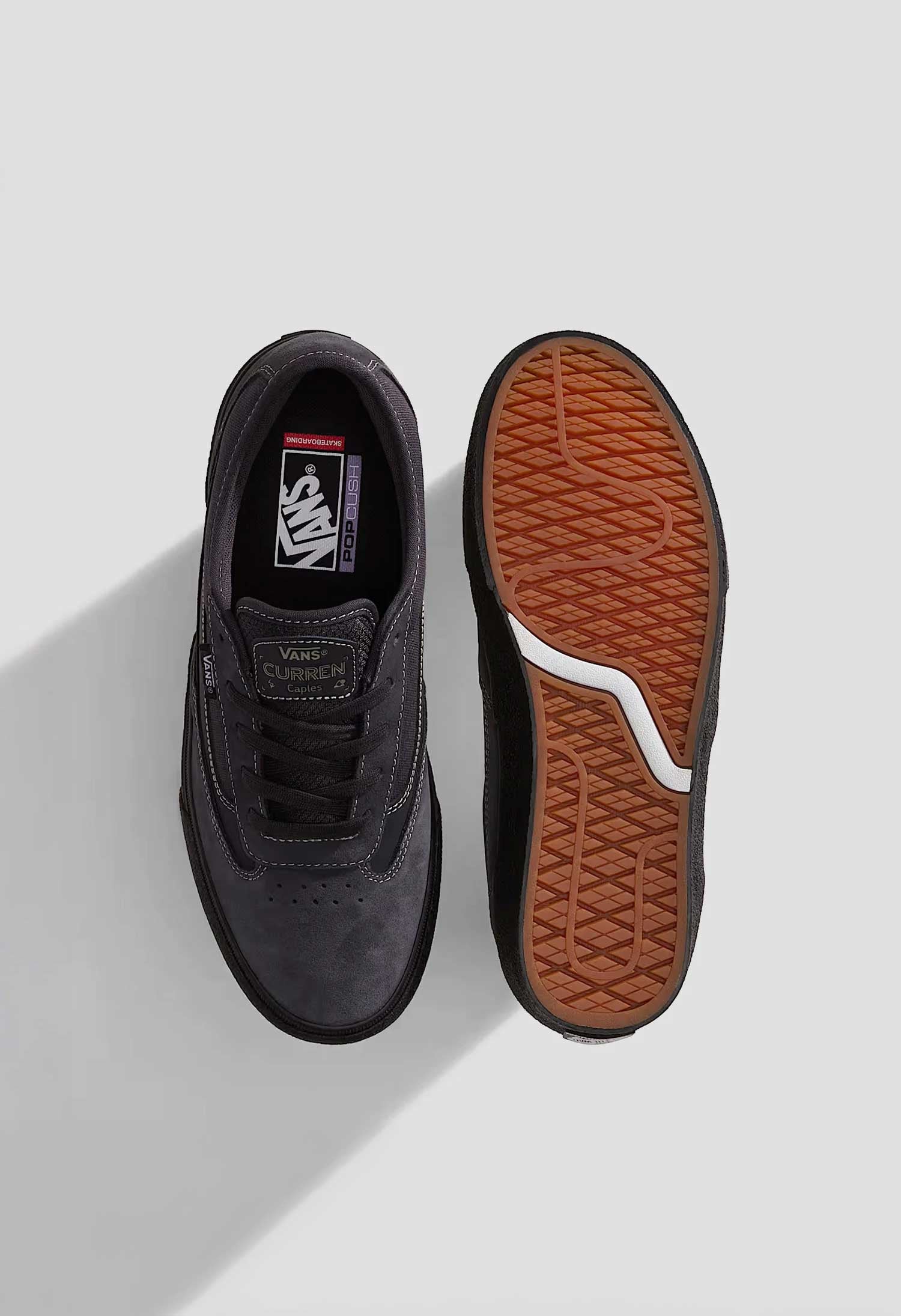 Vans 'Curren Caples' Skate Shoes (Charcoal / Black)