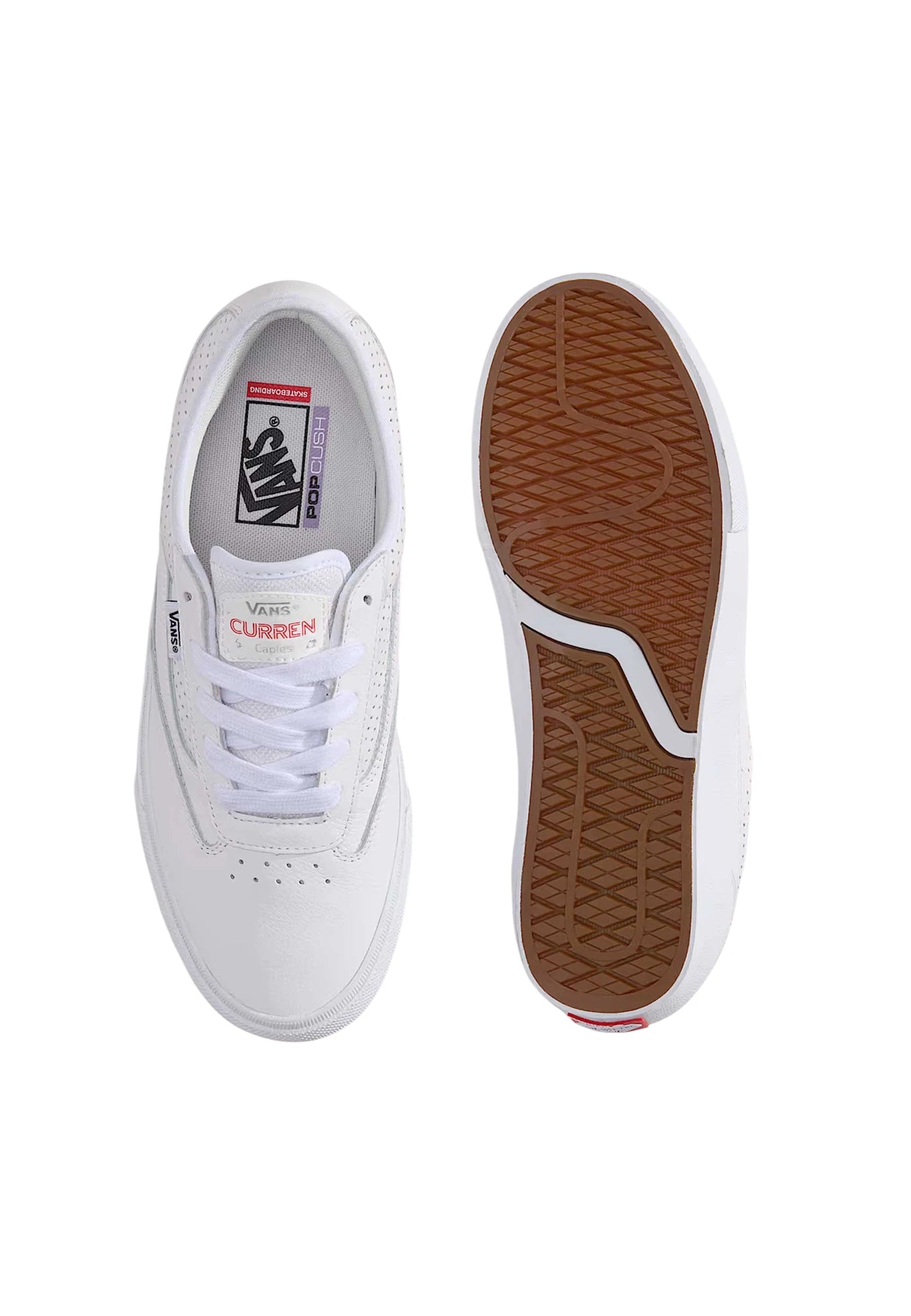 Vans 'Curren Caples' Skate Shoes (Daz White)