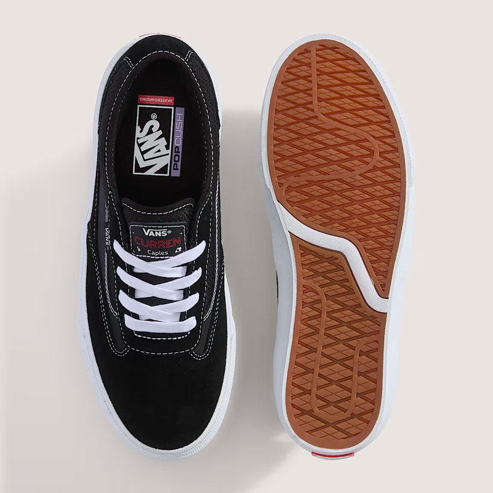 Vans 'Curren Caples' Skate Shoes (Gum Black / White)