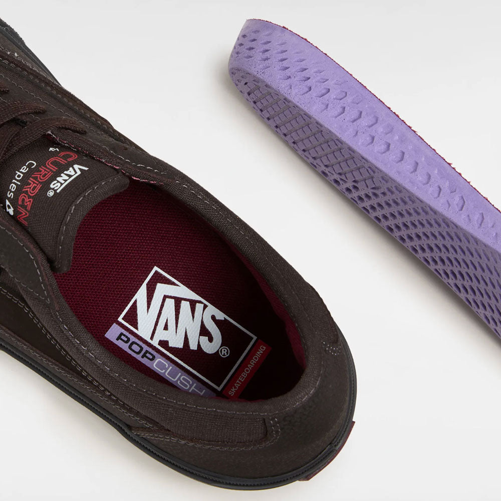 Vans 'Curren Caples' Skate Shoes (Dark Brown)