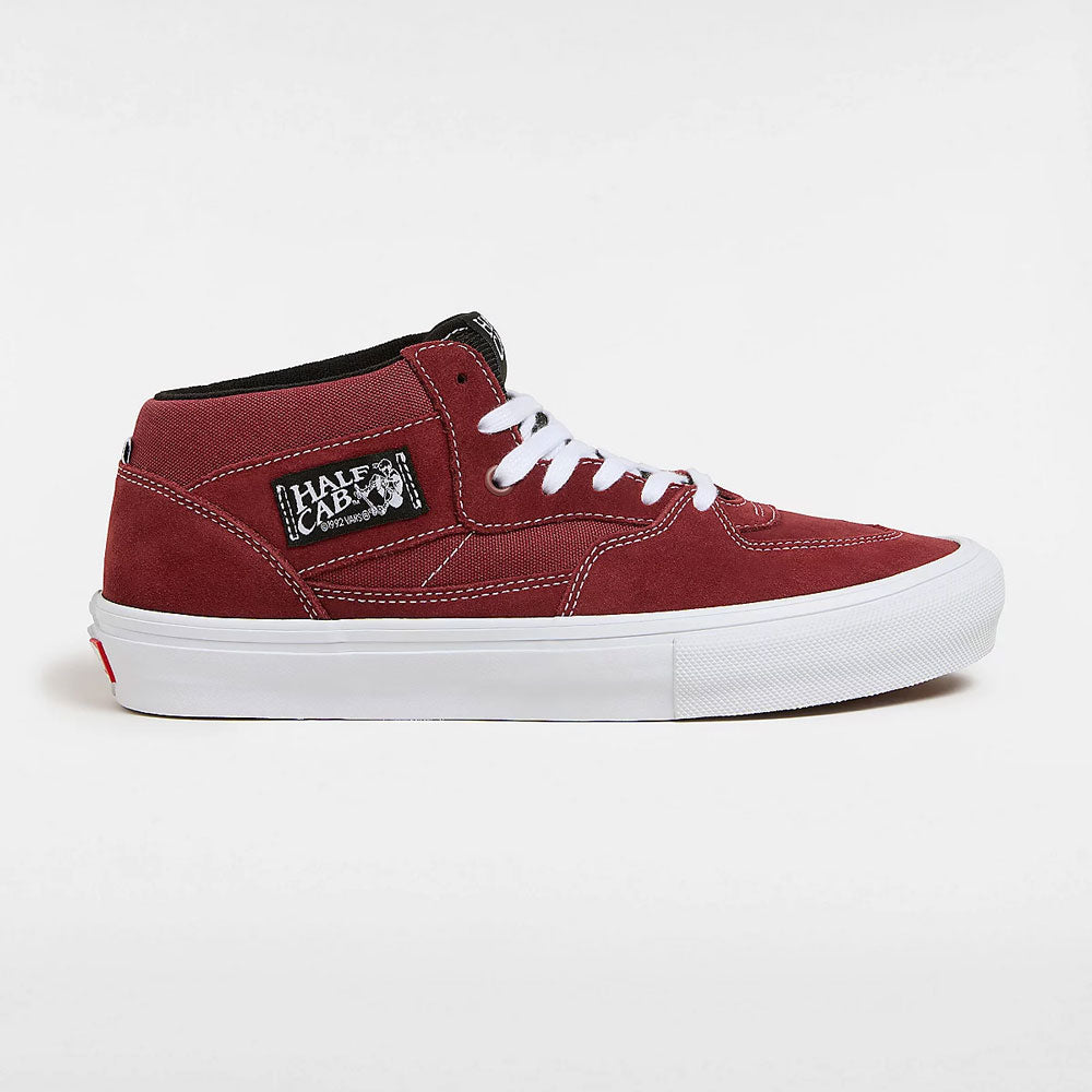 Vans 'Skate Half Cab' Skate Shoes (Burgundy / White)