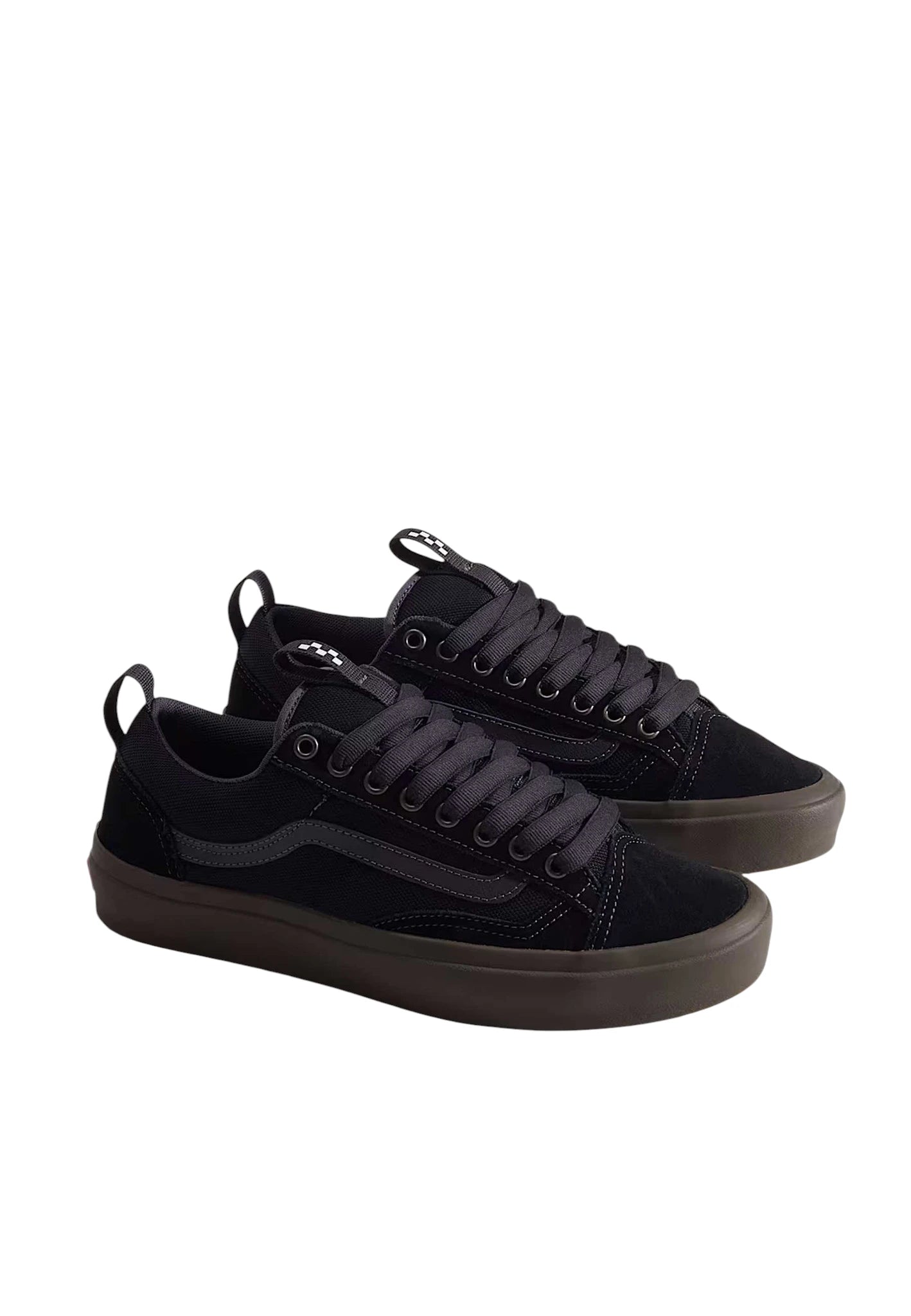 Vans 'Old Skool 36+' Skate Shoes (Black / Charcoal / Gum)